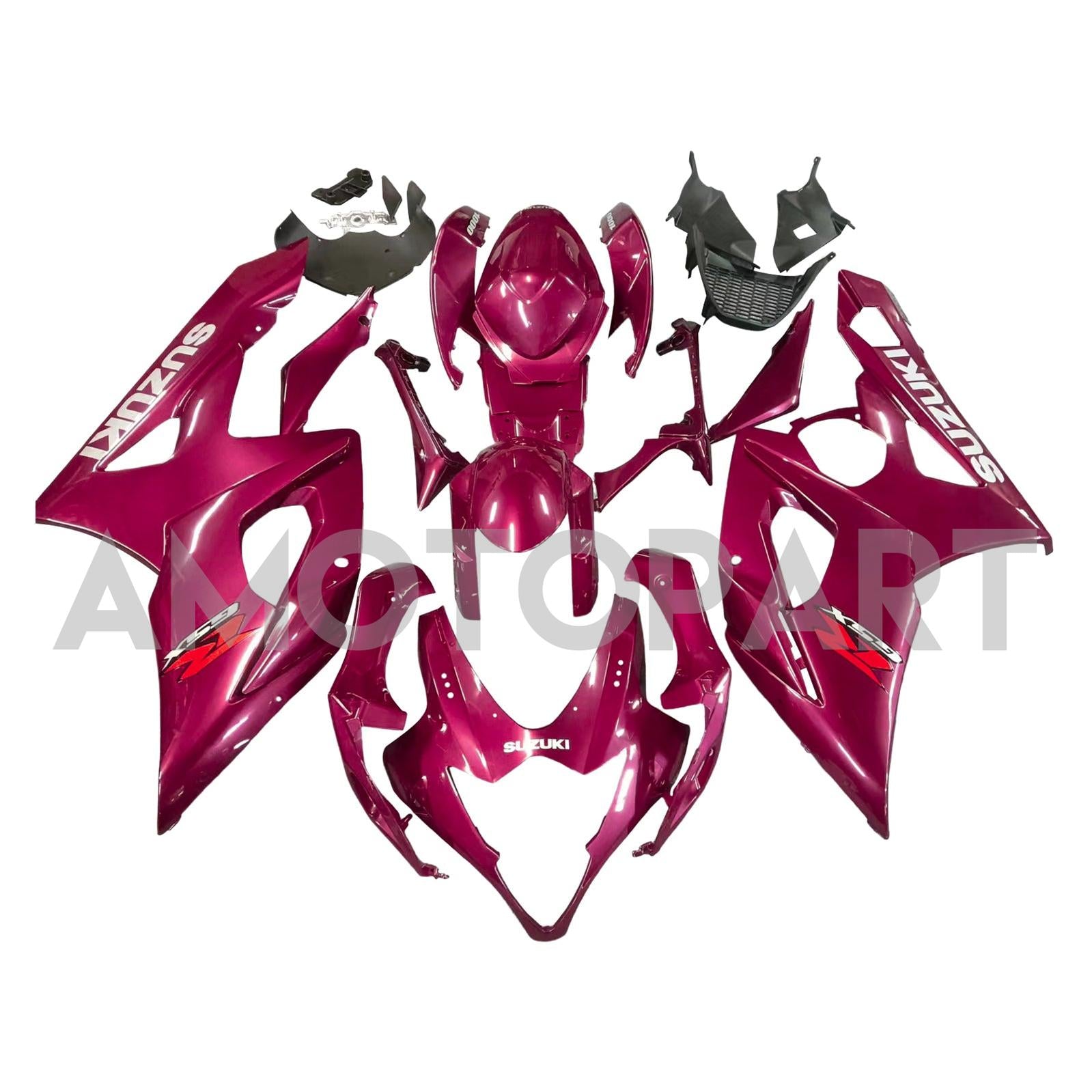 Amotopart 2005-2006 Suzuki GSXR1000 Fairring Marsala Red Kit