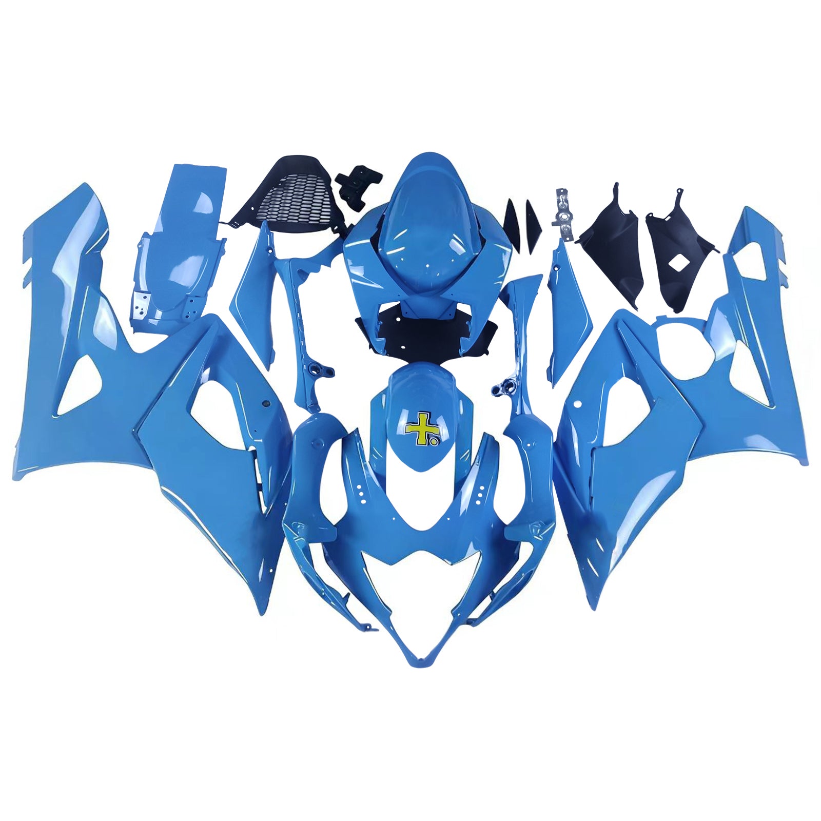 Amotopart 2005-2006 Suzuki GSXR1000 Fairing Rizla Blue Kit