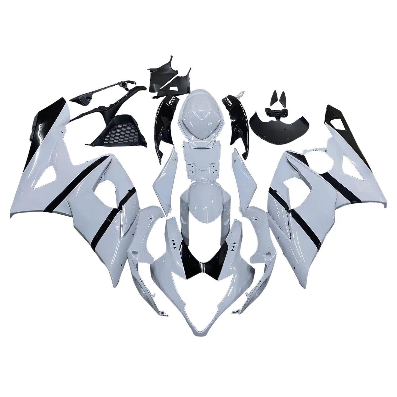 Amotopart 2005-2006 Suzuki GSXR1000 Fairing Grey&Black Kit