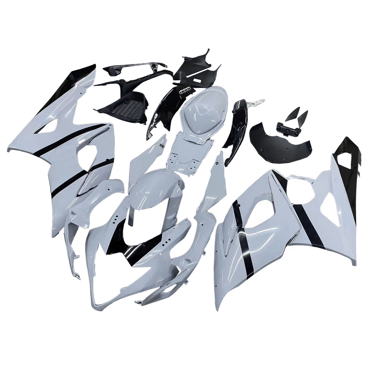 Amotopart 2005-2006 Suzuki GSXR1000 Fairing Grey&Black Kit