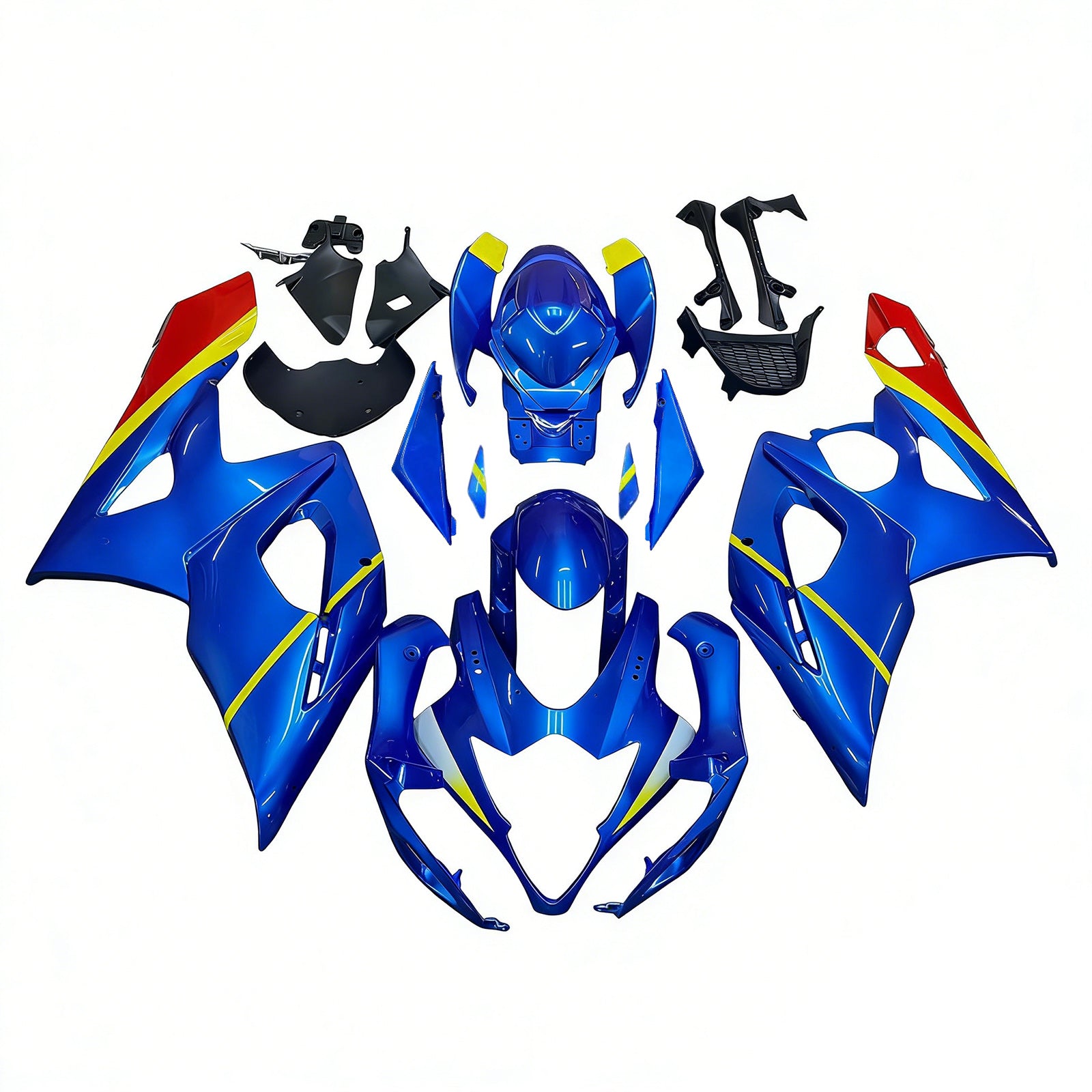 Amotopart 2005-2006 Suzuki GSXR1000 Fairing Blue Style4 Kit