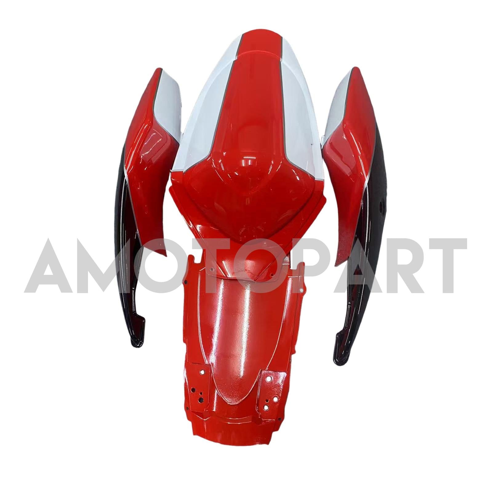 Amotopart 2005-2006 Suzuki GSXR1000 Fairing Red&Black Letter Kit