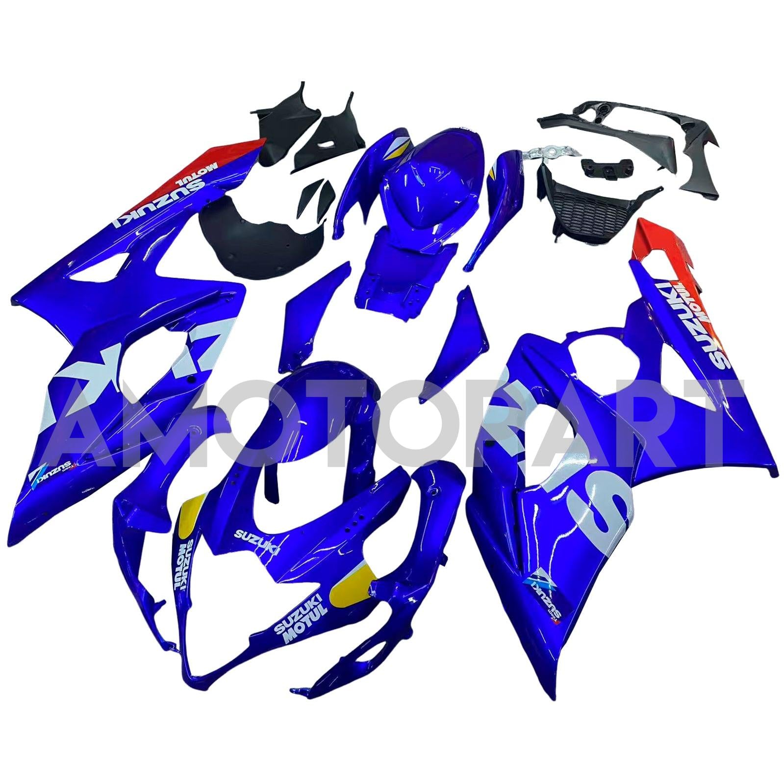 Amotopart 2005-2006 Suzuki GSXR1000 Fairing Blue Style1 Kit