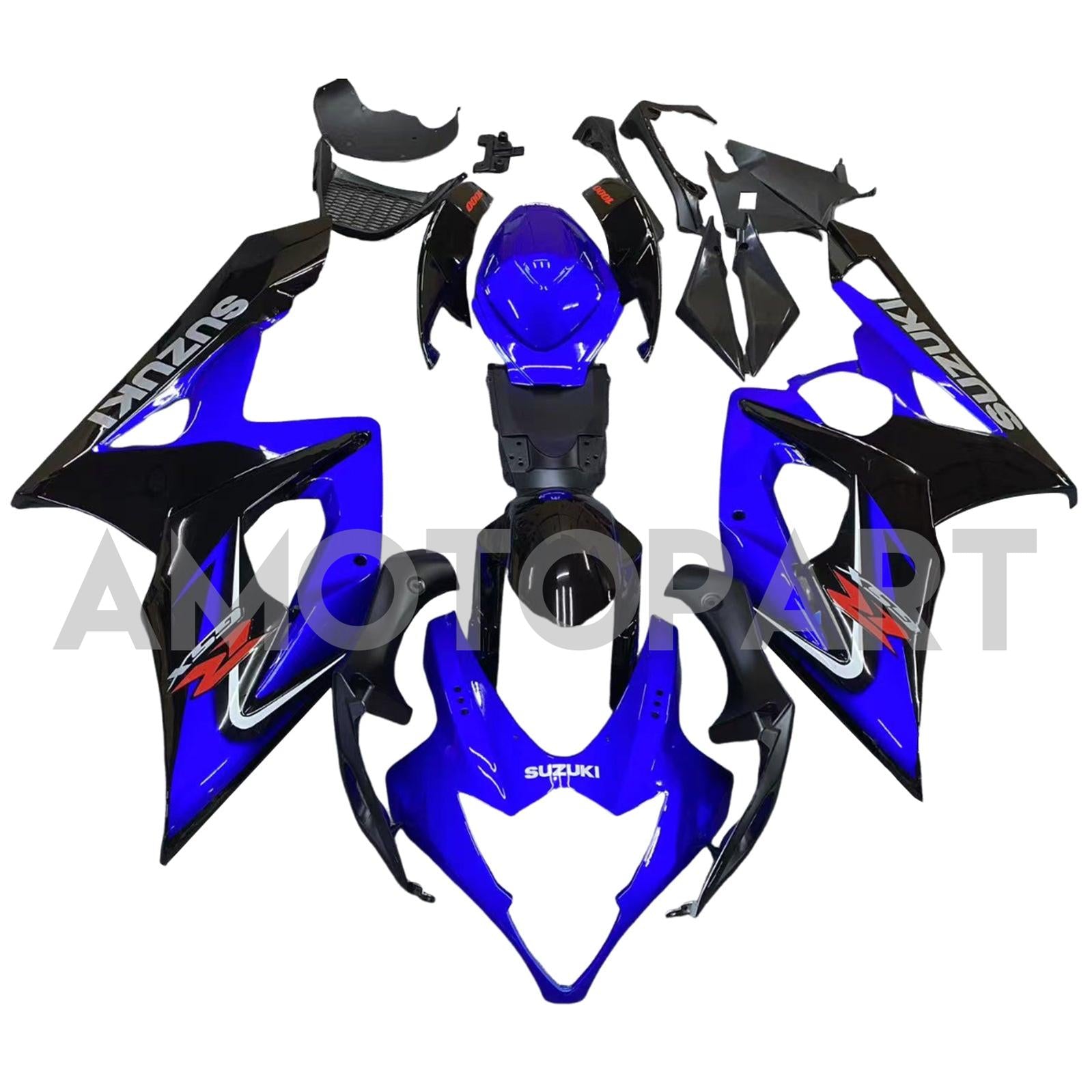 Amotopart 2005-2006 K5 GSXR1000 Suzuki Blue&Black Style1 Fairing Kit