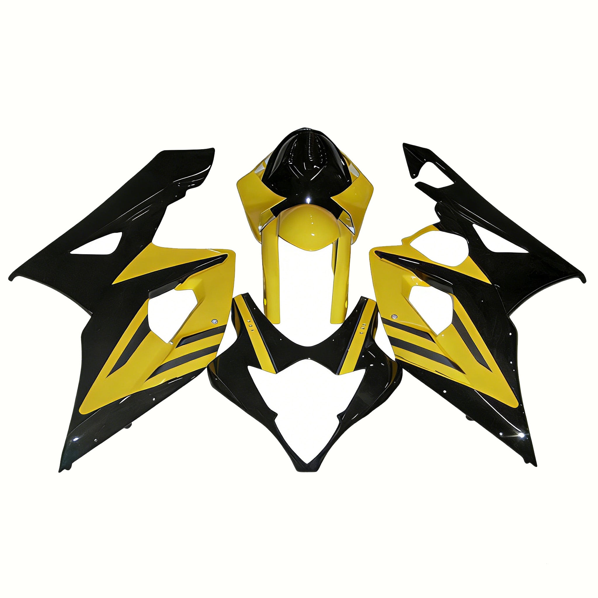 Amotopart 2005-2006 K5 GSXR1000 Suzuki Yellow&Black Fairing Kit