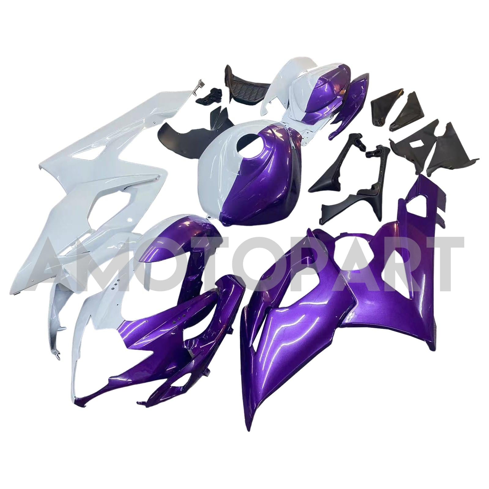 Amotopart 2005-2006 Suzuki GSXR1000 Purple White Fearing Kit