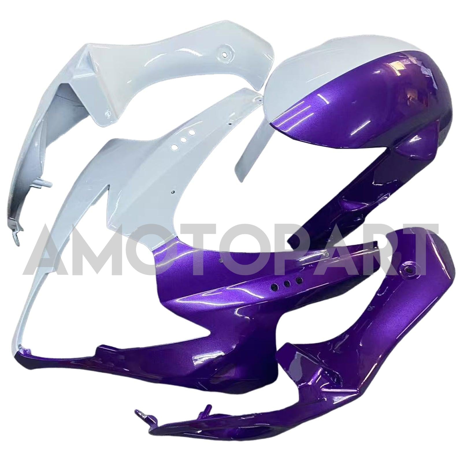 Amotopart 2005-2006 Suzuki GSXR1000 Purple White Fearing Kit