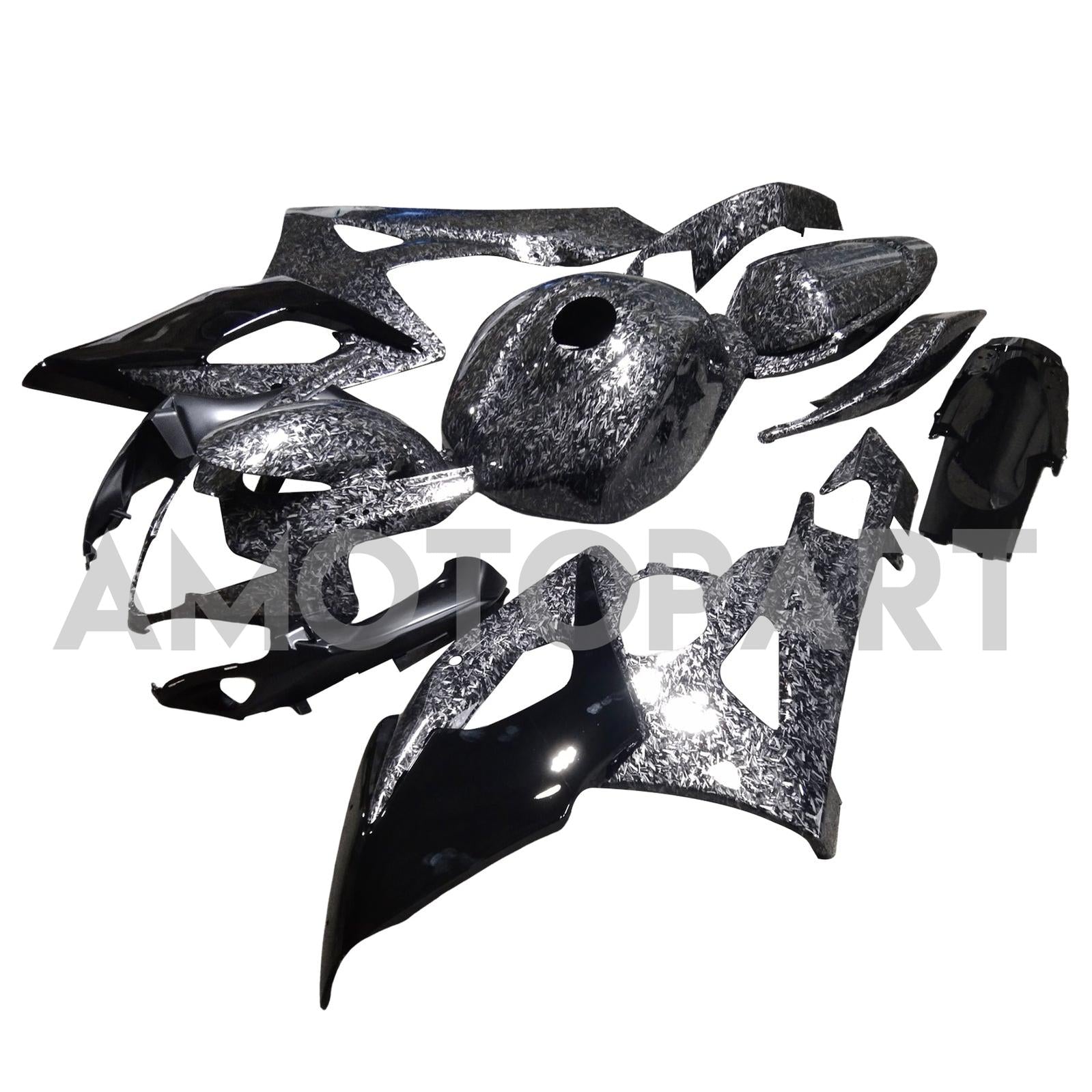 Amotopart 2005-2006 Suzuki GSXR1000 Kit de carénage de motif en fibre de carbone forgé