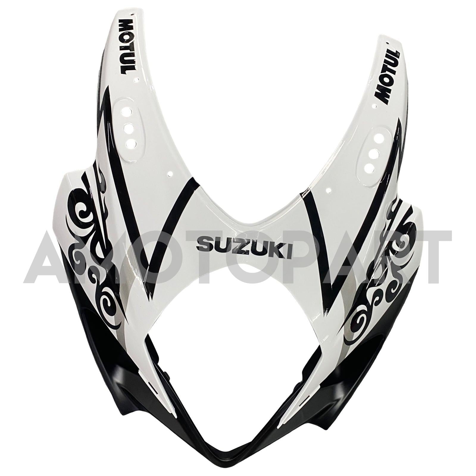 Amotopart 2007-2008 Suzuki GSXR1000 Fairing White&Black Line Kit