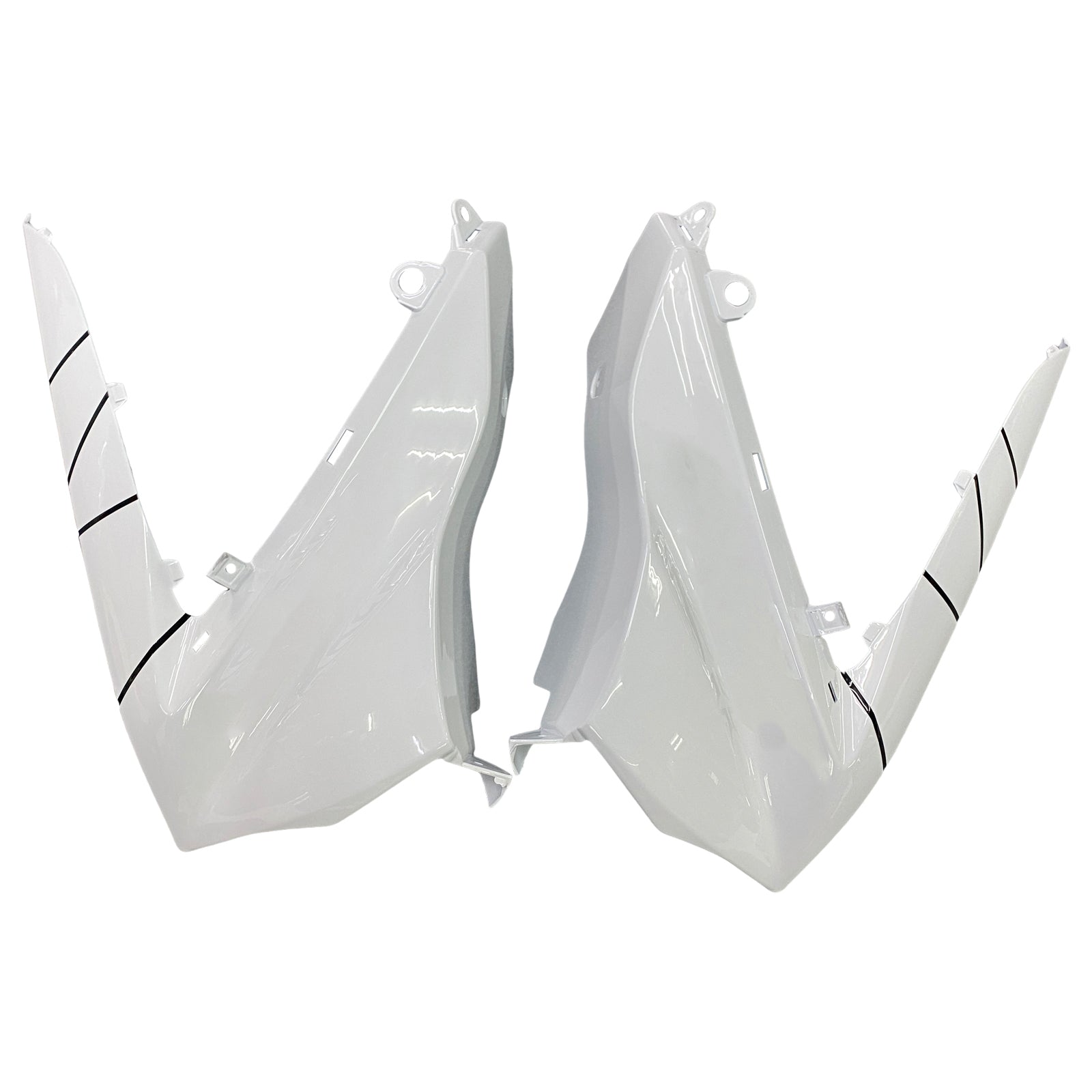 Amotopart 2007-2008 Suzuki GSXR1000 Fairing White&Black Line Kit
