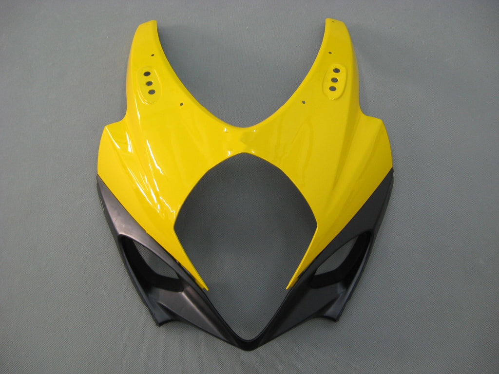 Amotopart 2007-2008 Suzuki GSXR1000 Yellow Black White Fairing Kit