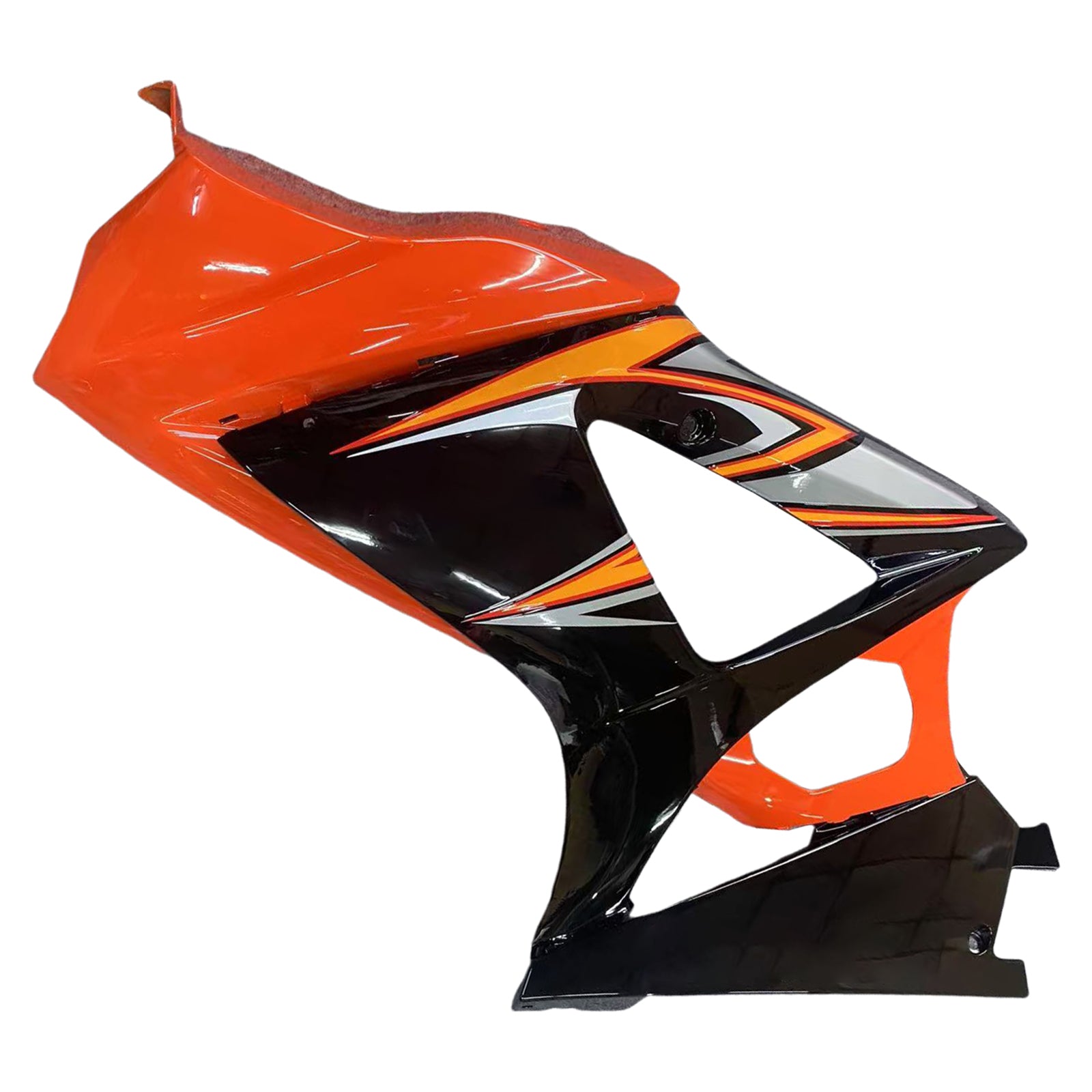 Amotopart 2007-2008 Suzuki GSXR1000 Black Orange Fairing Kit