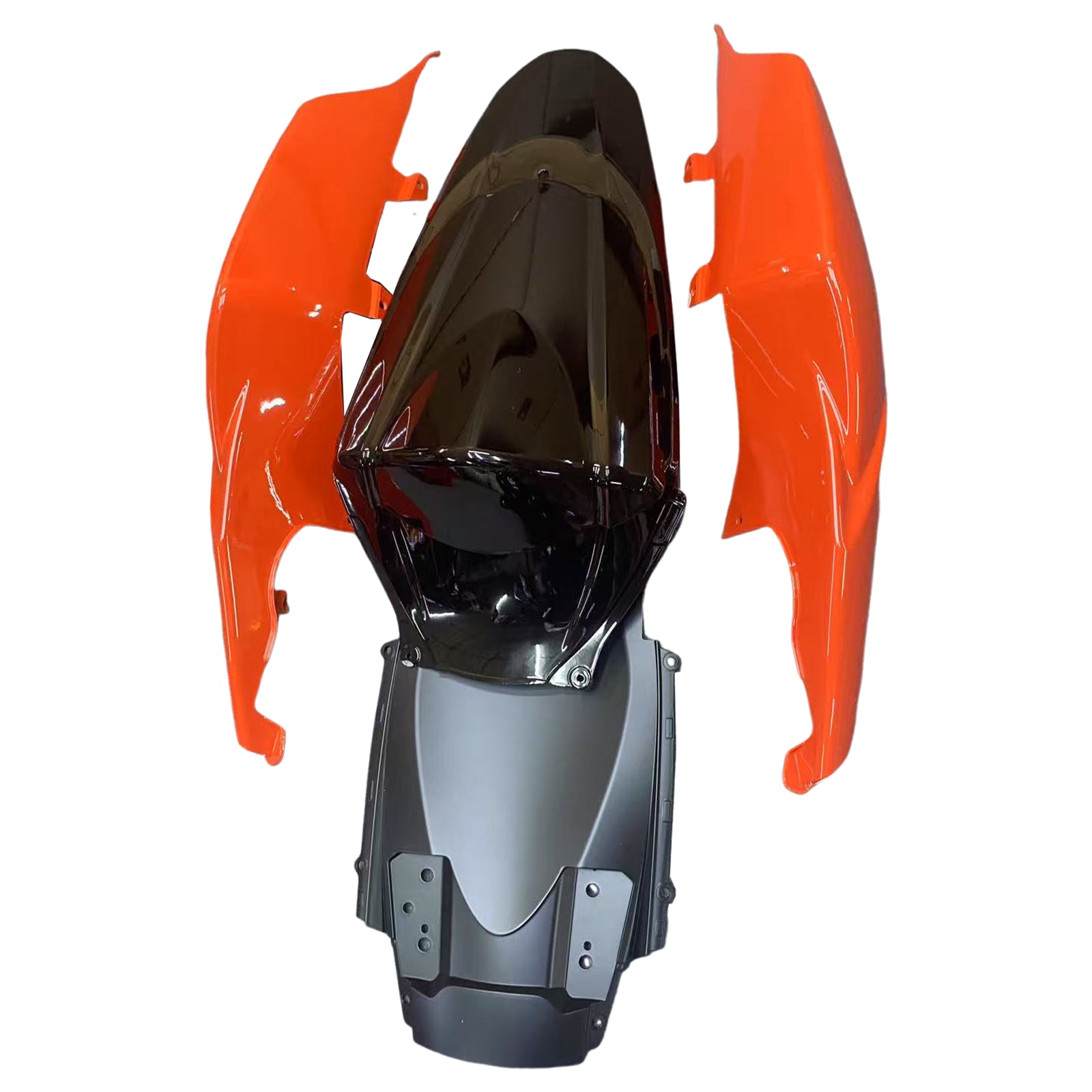 Amotopart 2007-2008 Suzuki GSXR1000 Black Orange Fairing Kit