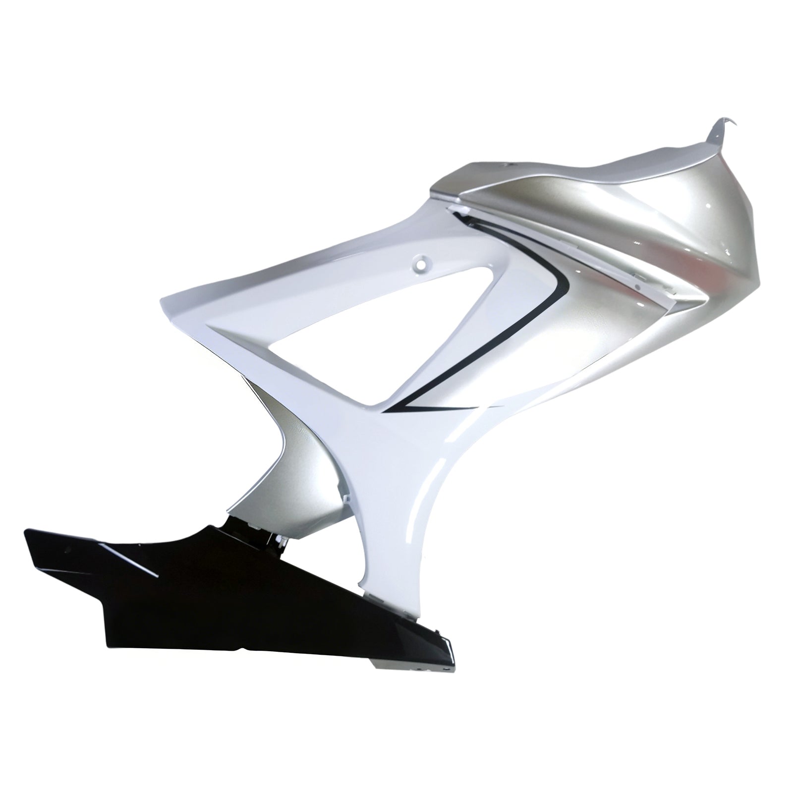 Amotopart 2007-2008 Suzuki GSXR1000 Silver Black Fairing Kit