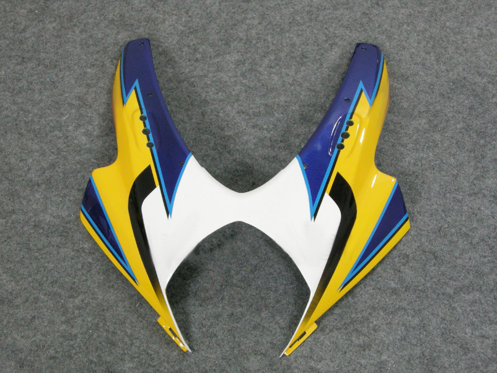 Amotopart 2007-2008 Suzuki GSXR1000 Yellow Blue Black Fairing Kit