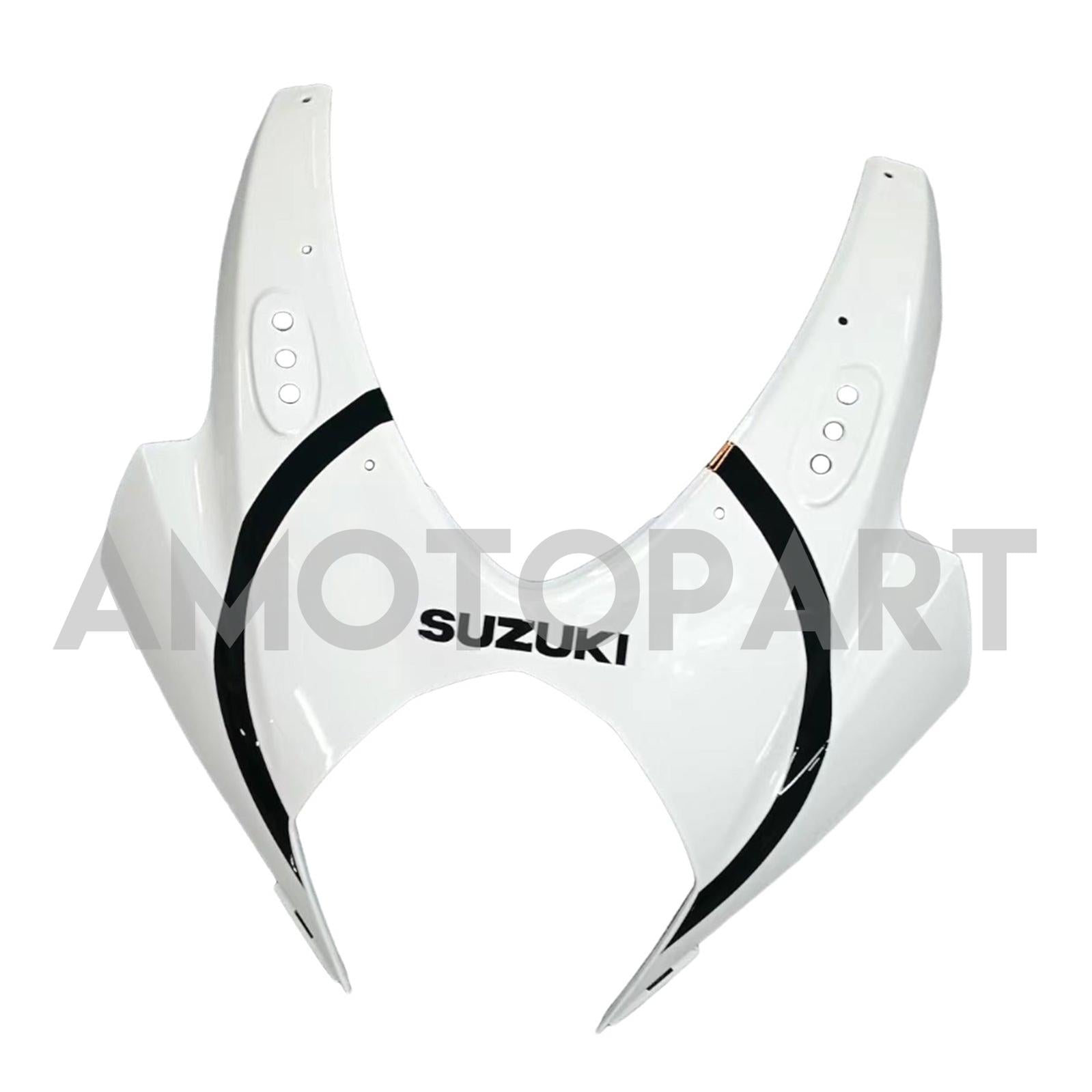 Amotopart 2007-2008 Suzuki GSXR1000 White Black Fairing Kit