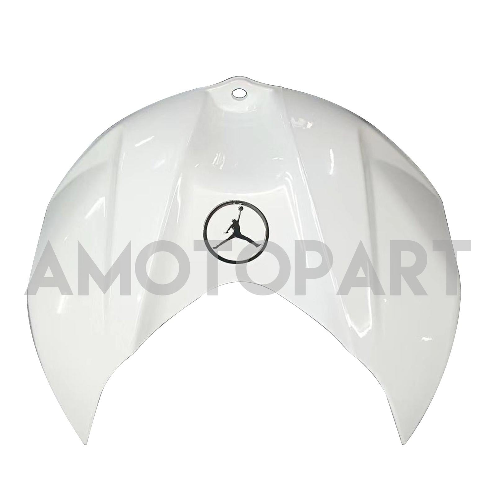 Amotopart 2007-2008 Suzuki GSXR1000 White Black Fairing Kit