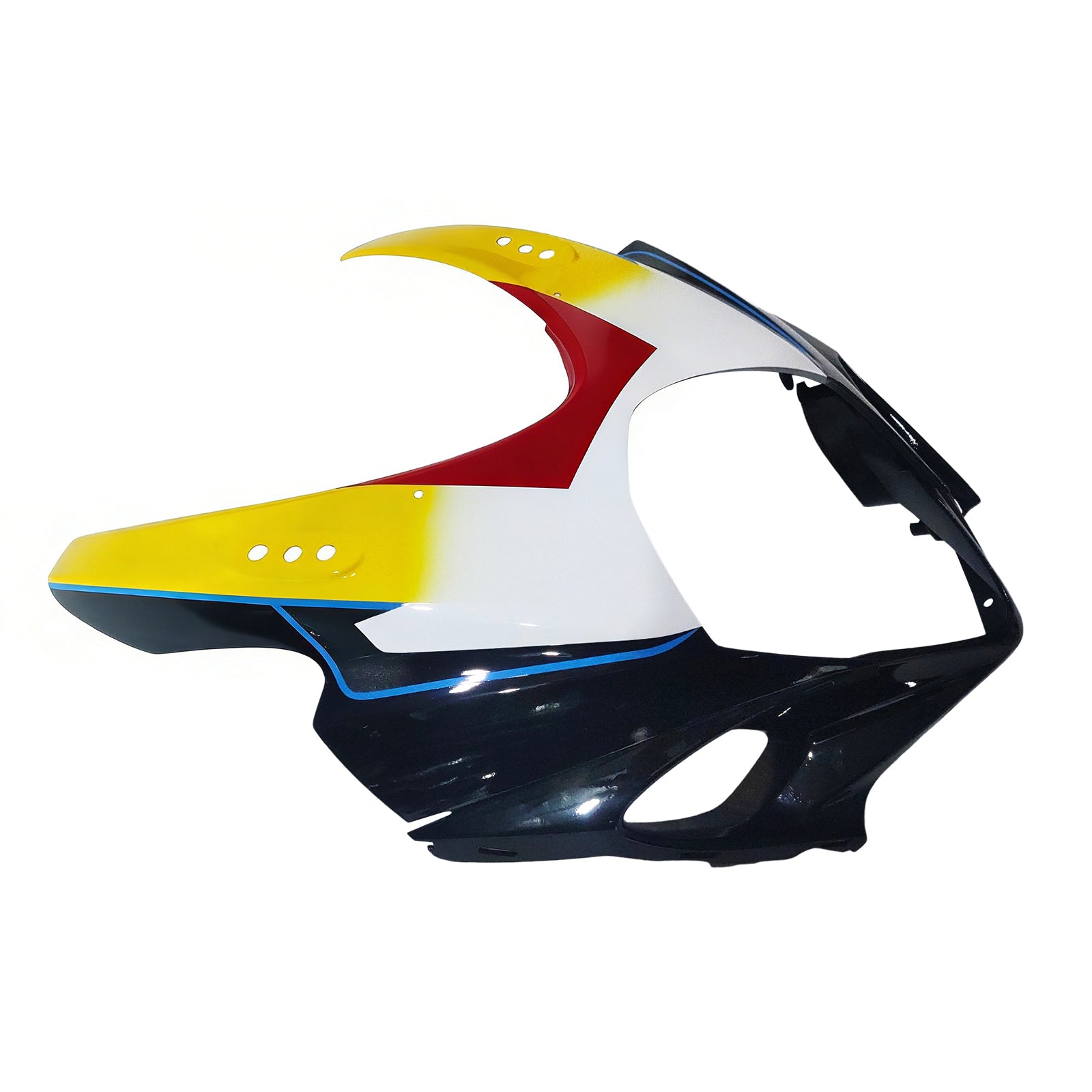 Amotopart 2007-2008 Suzuki GSXR1000 Black White Yellow Fairing Kit
