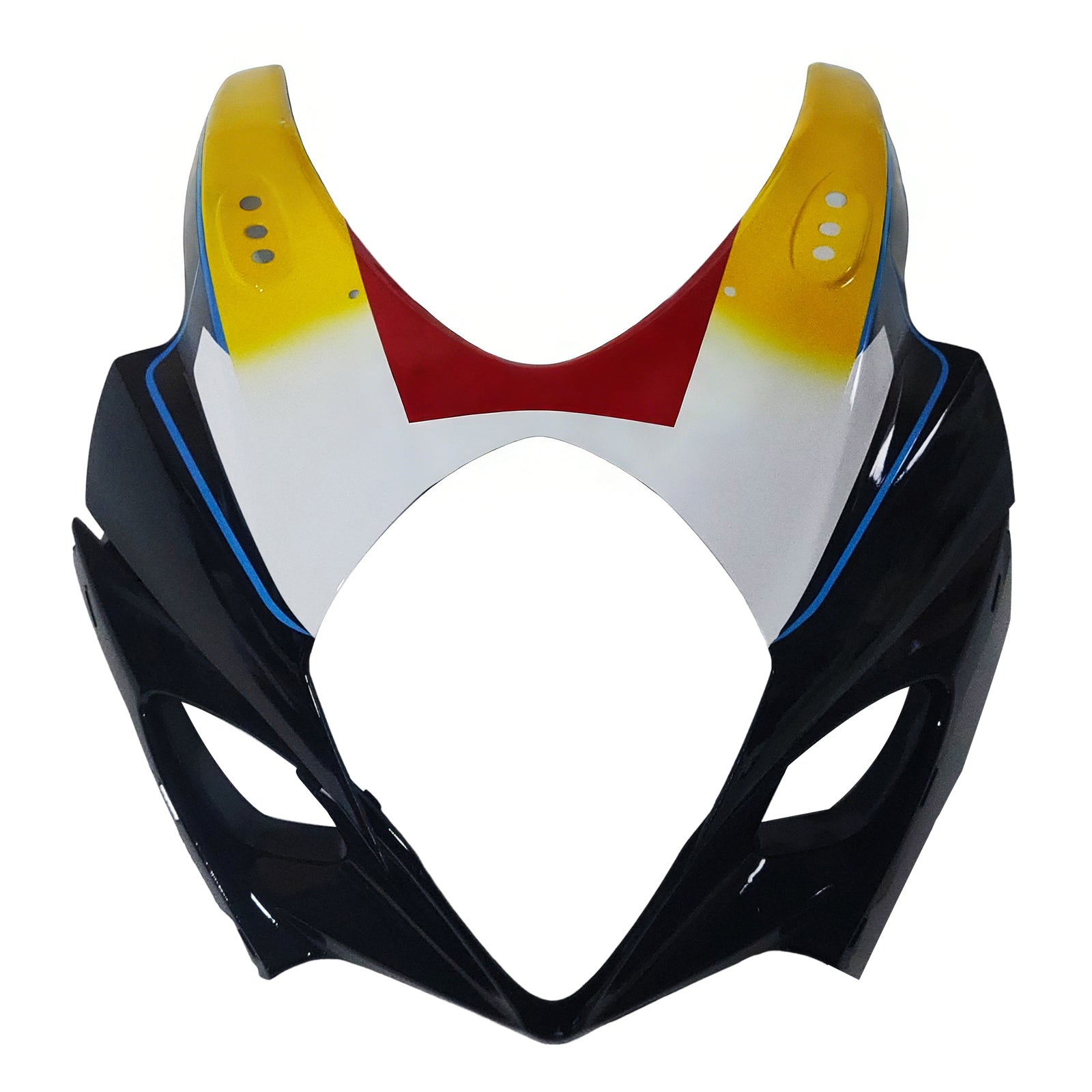 Amotopart 2007-2008 Suzuki GSXR1000 Black White Yellow Fairing Kit