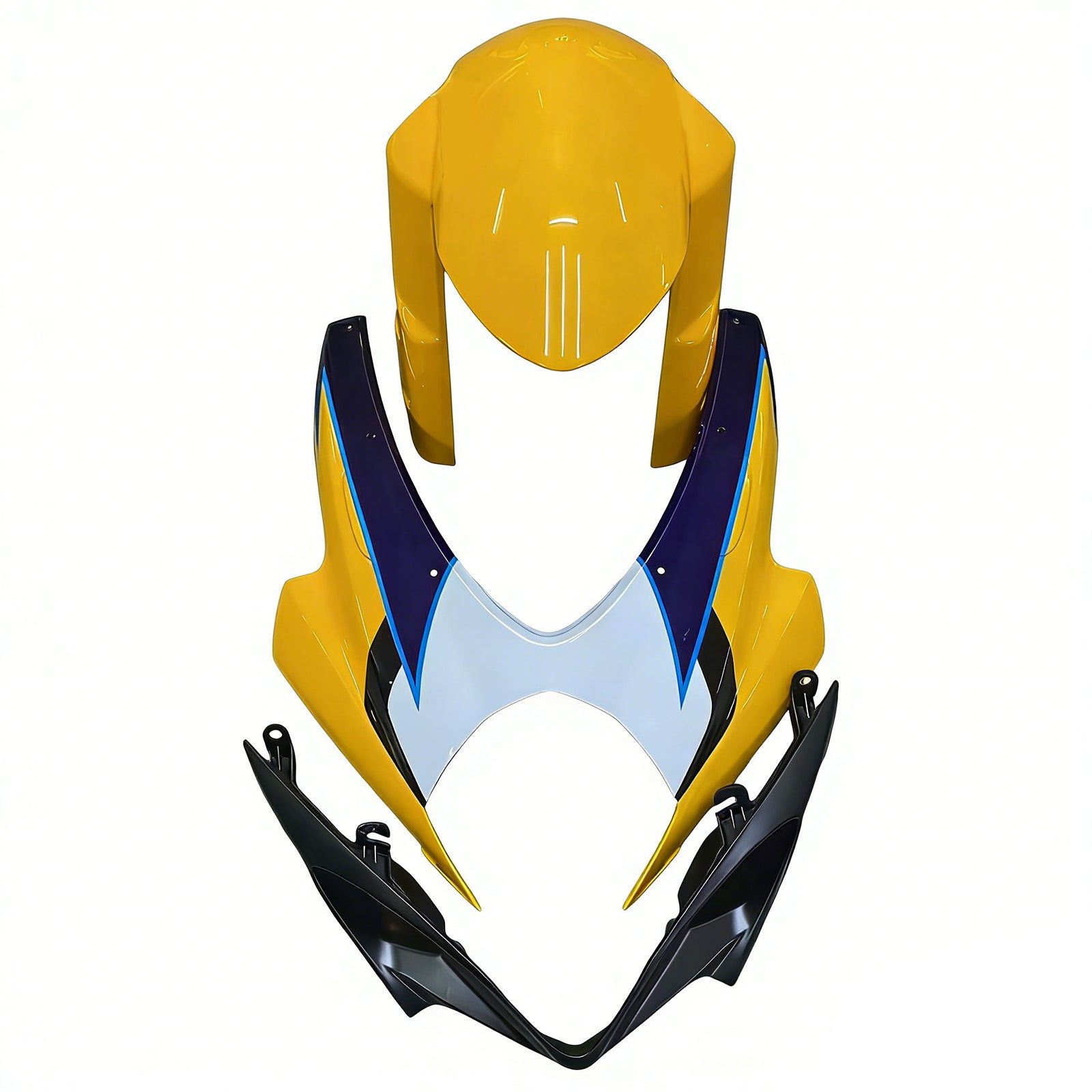 Amotopart 2007-2008 Suzuki GSXR1000 Yellow Fairing Kit