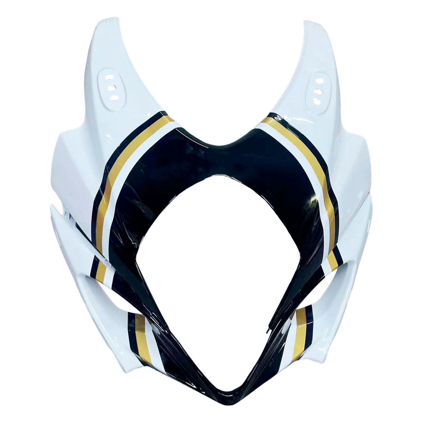 Amotopart 2007-2008 Suzuki GSXR1000 White Black Fairing Kit