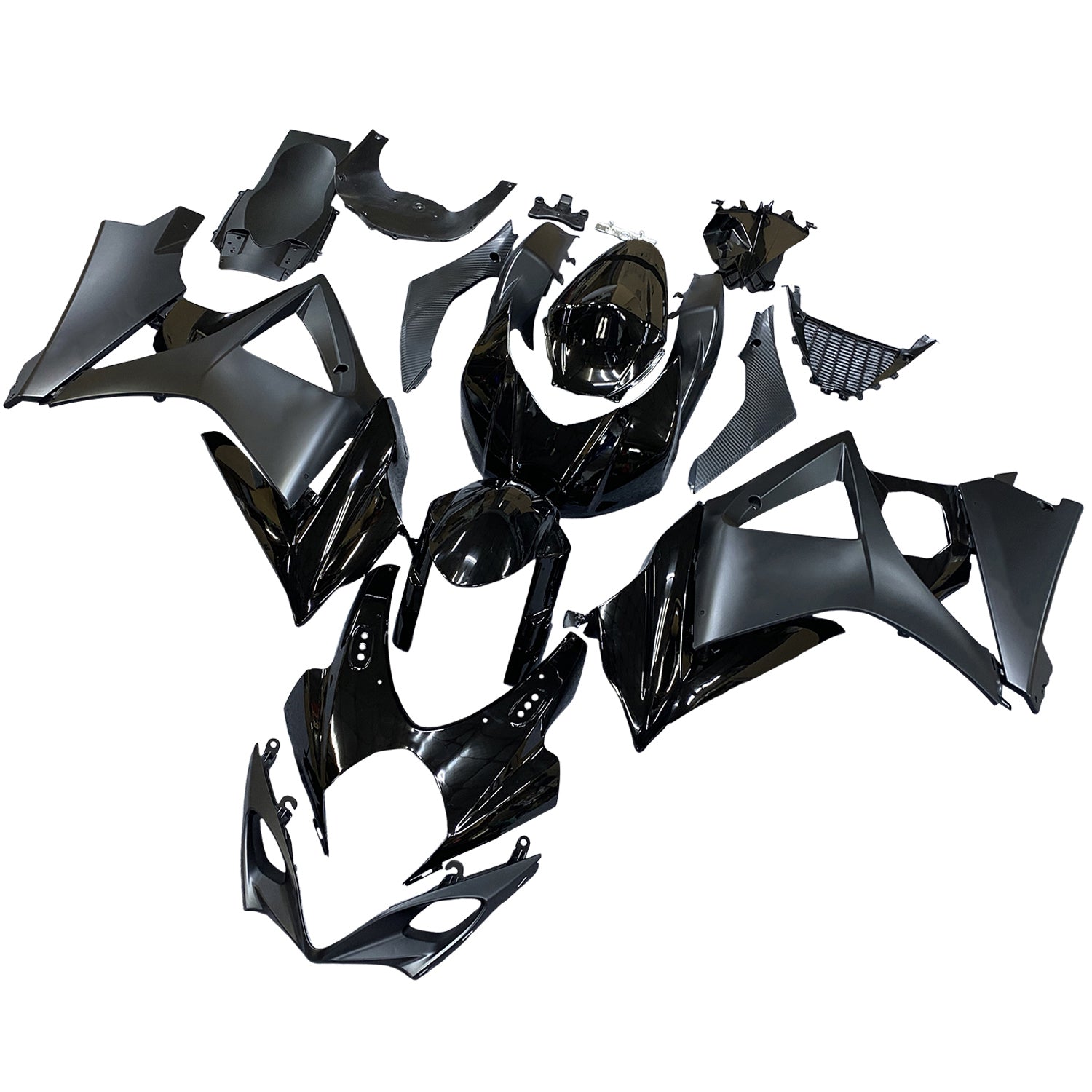 Amotopart 2007-2008 Suzuki GSXR1000 Fairing Black Style3 Kit