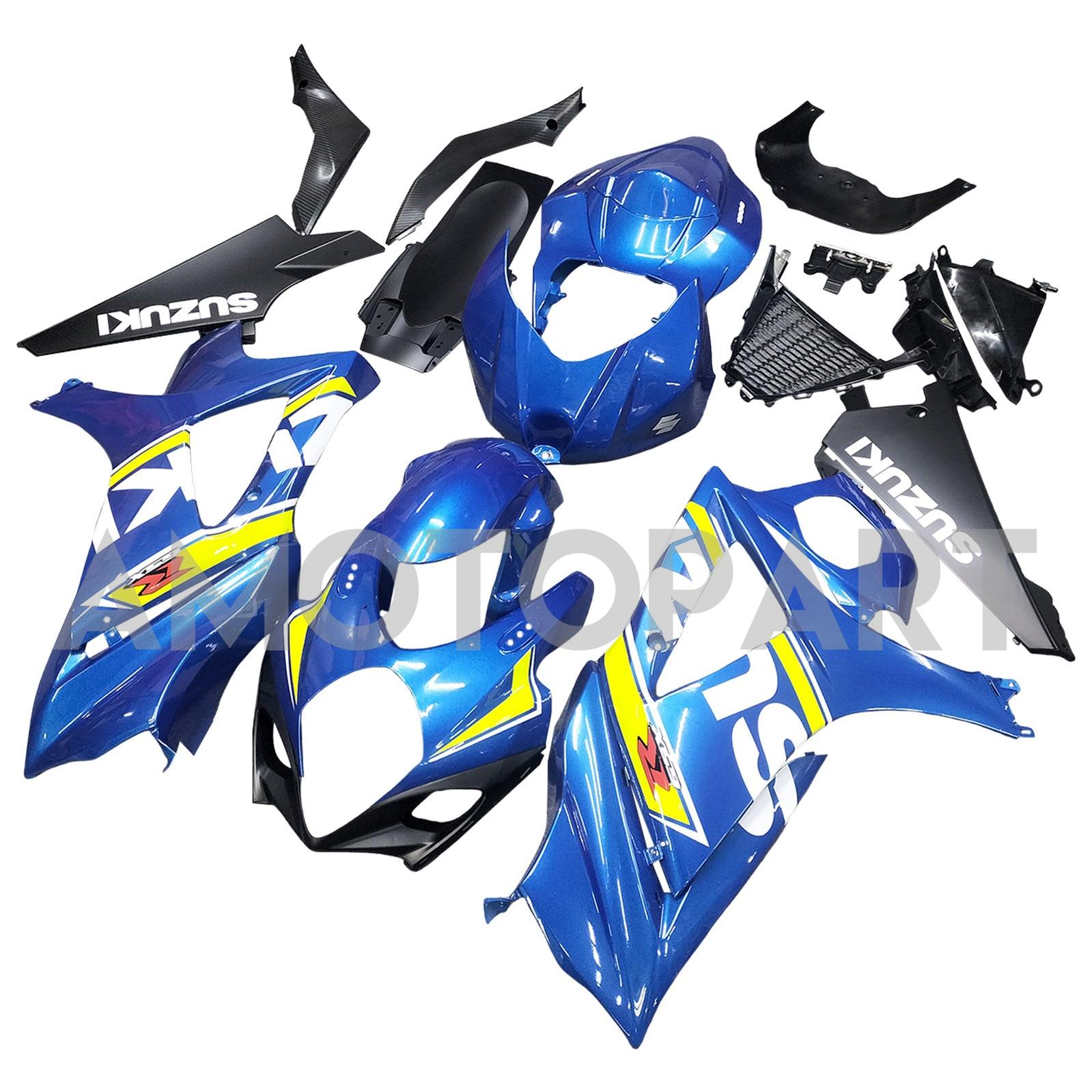 Amotopart 2007-2008 Suzuki GSXR1000 Fairing Sky Blue Kit