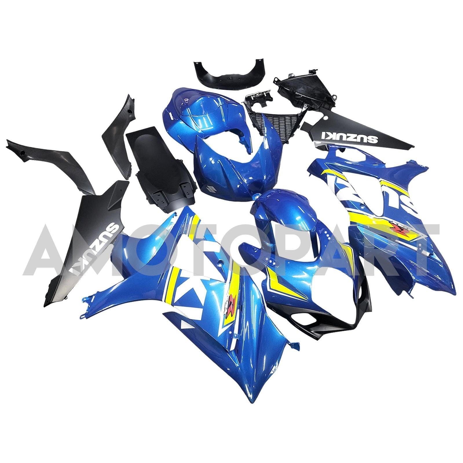 Amotopart 2007-2008 Suzuki GSXR1000 Fairing Sky Blue Kit