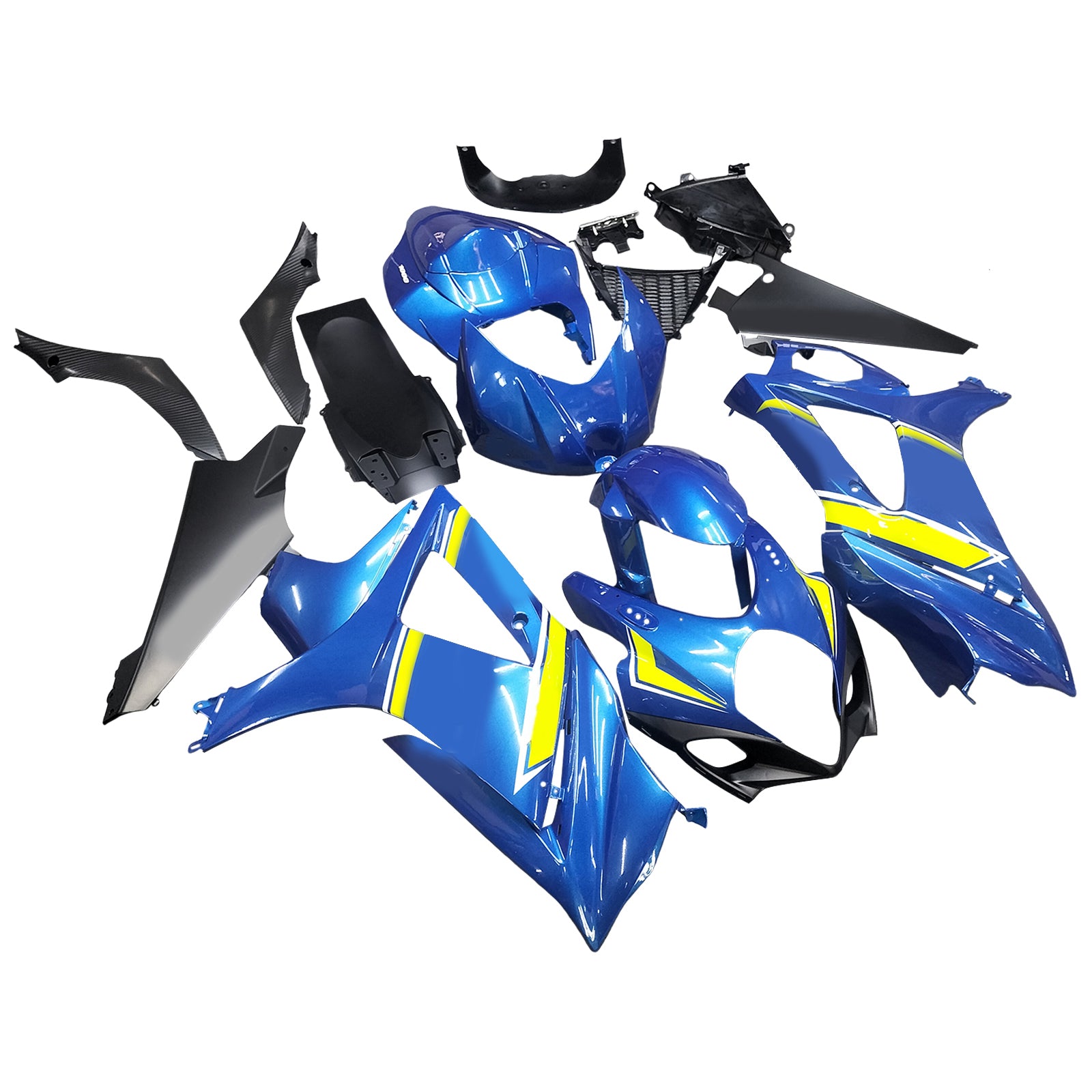 Amotopart 2007-2008 Suzuki GSXR1000 Fairing Sky Blue Kit