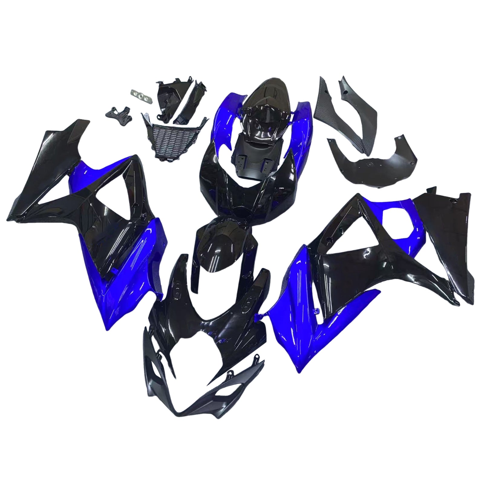 Amotopart 2007-2008 Suzuki GSXR1000 Fairing Blue&Black Kit