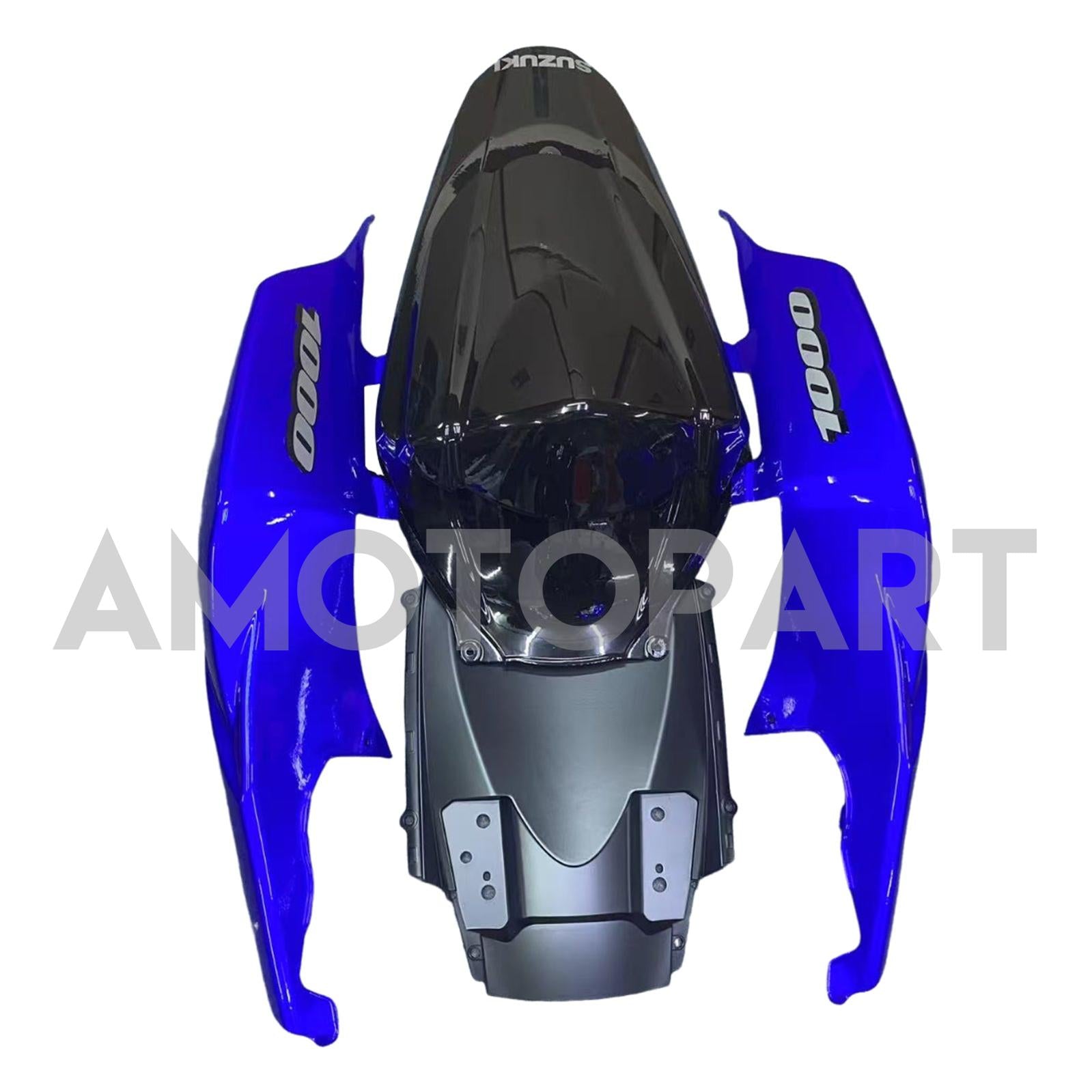 Amotopart 2007-2008 Suzuki GSXR1000 Fairing Blue&Black Kit