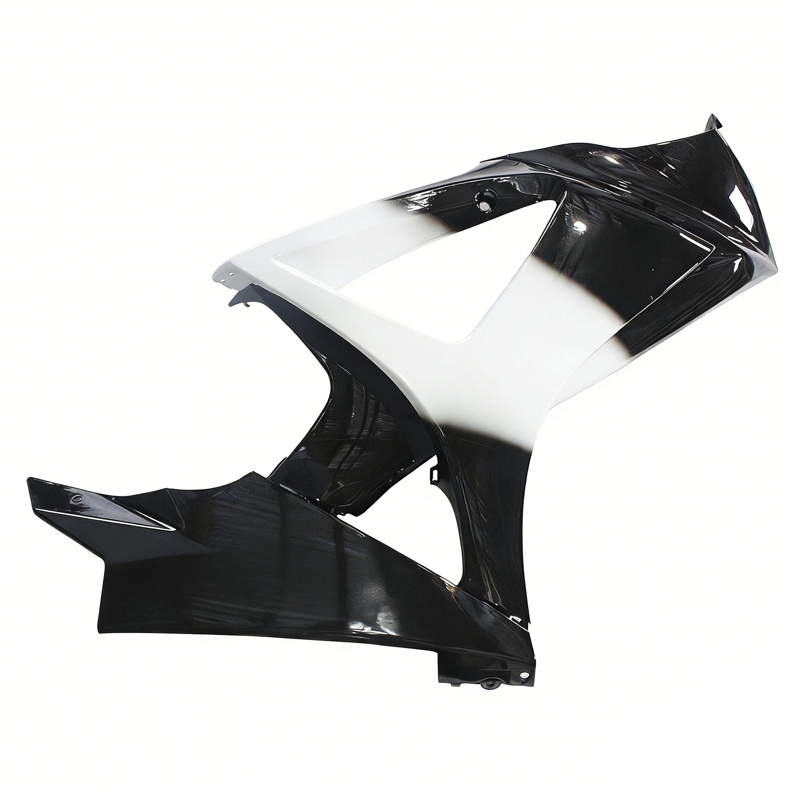Amotopart 2007-2008 Suzuki GSXR1000 Fairing Glossy Black&White Kit