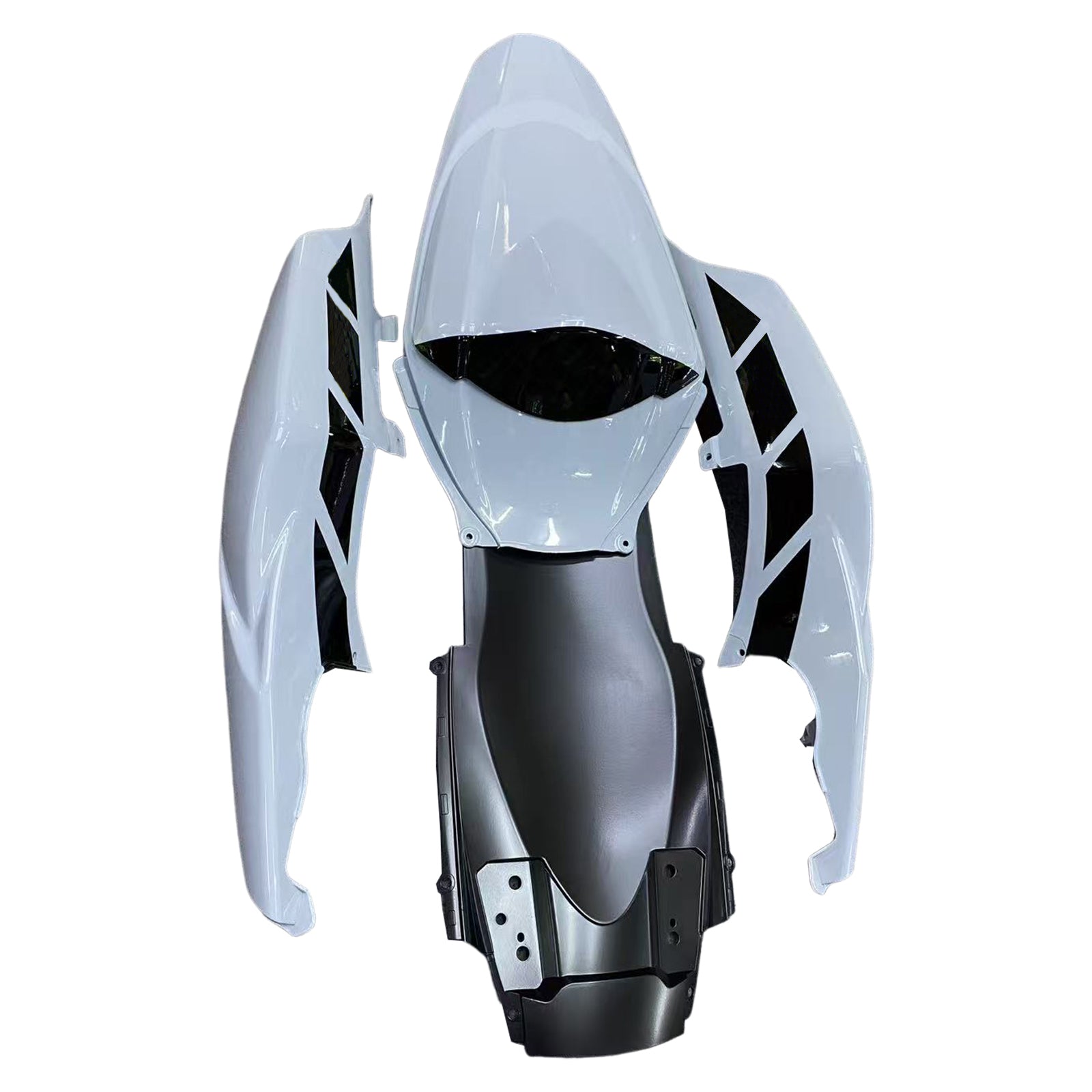 Amotopart 2007-2008 Suzuki GSXR1000 K7 Grey&Yellow Style1 Fairing Kit