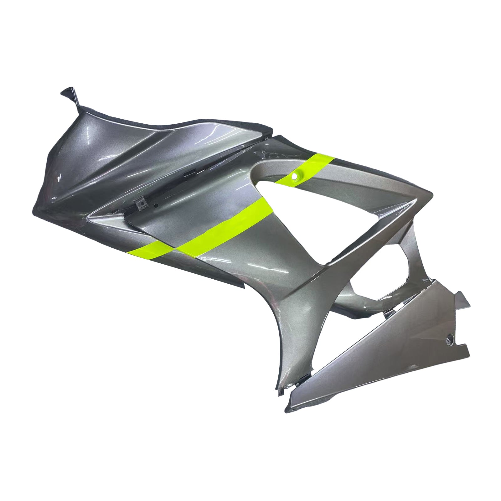 Amotopart 2007-2008 Suzuki GSXR1000 K7 Grey&Yellow Style2 Fairing Kit