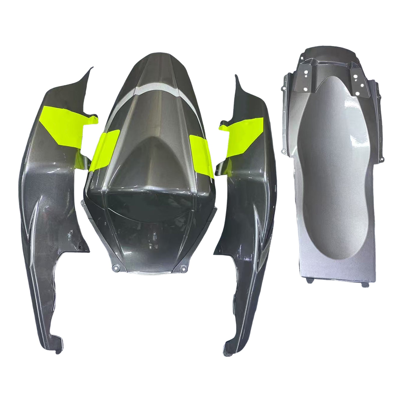Amotopart 2007-2008 Suzuki GSXR1000 K7 Grey&Yellow Style2 Fairing Kit