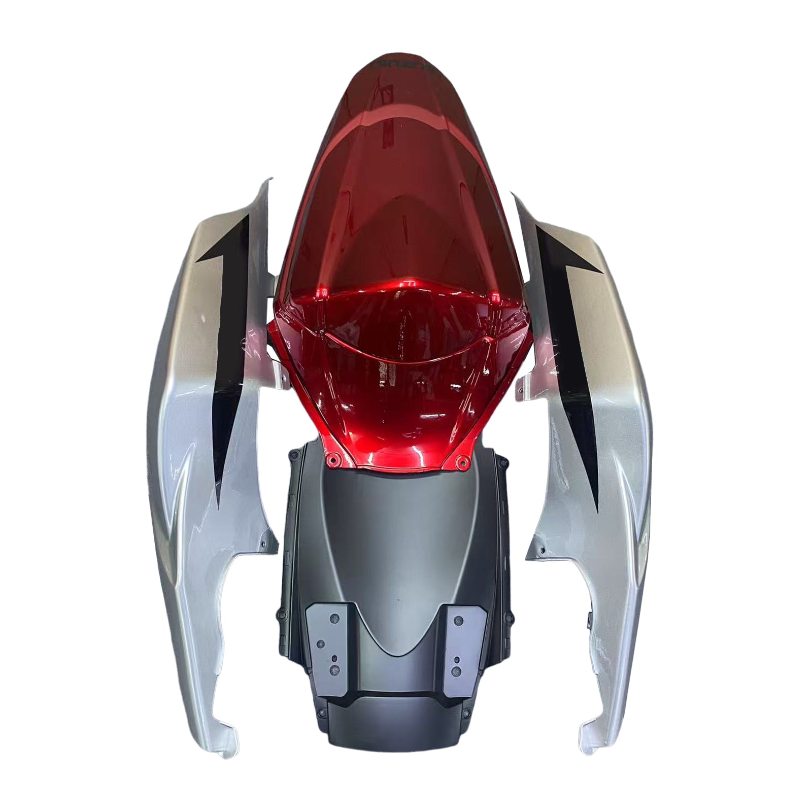 Amotopart 2007-2008 K7 GSXR1000 Suzuki Red&Silver Fairing Kit