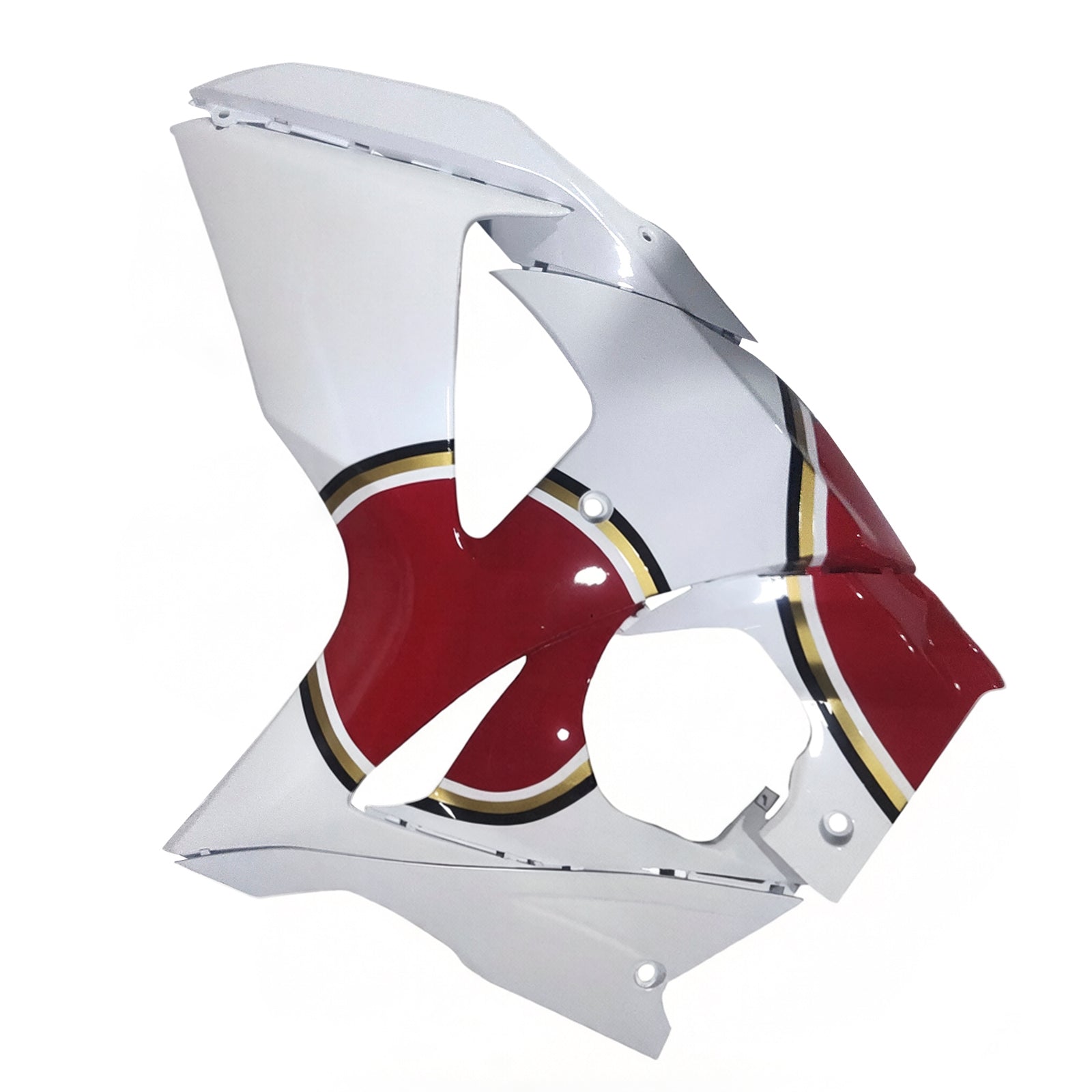 Amotopart 2009-2016 Suzuki GSXR1000 Glossy White Red Fairing Kit