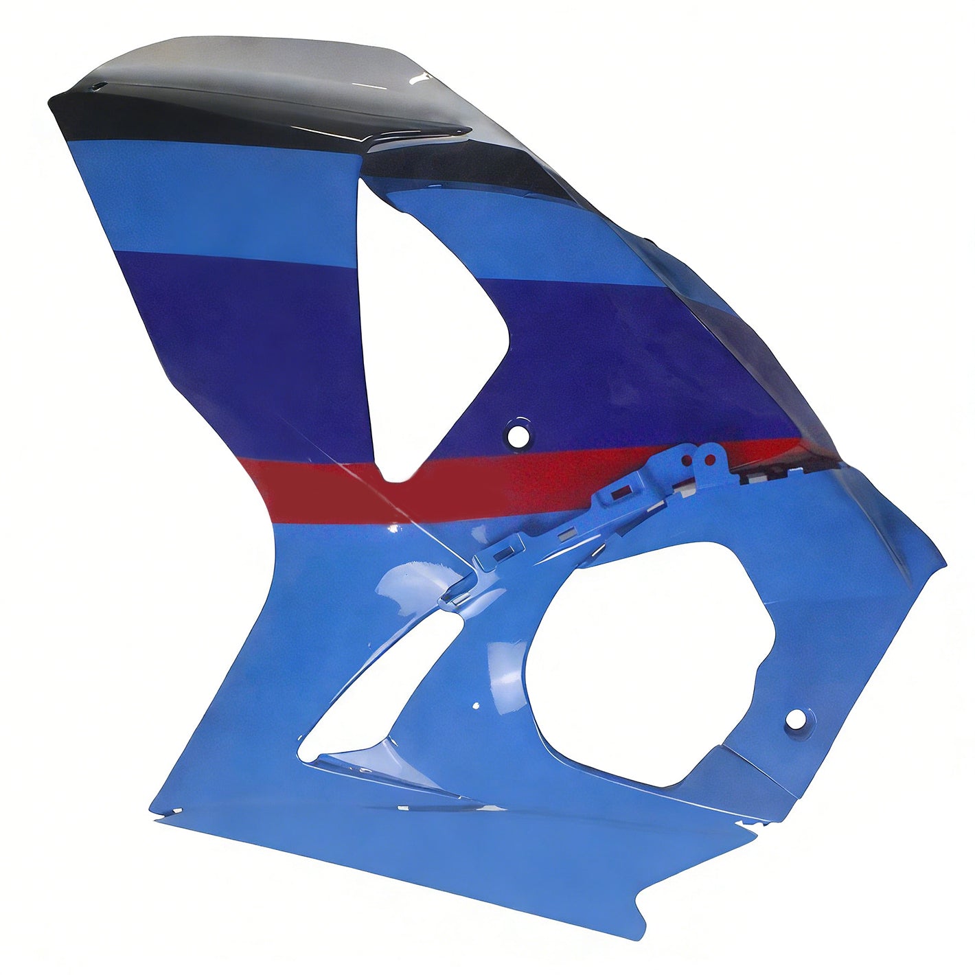 Carénage Amotopart pour Suzuki GSXR1000 2009-2016, bleu multi&Kit rouge