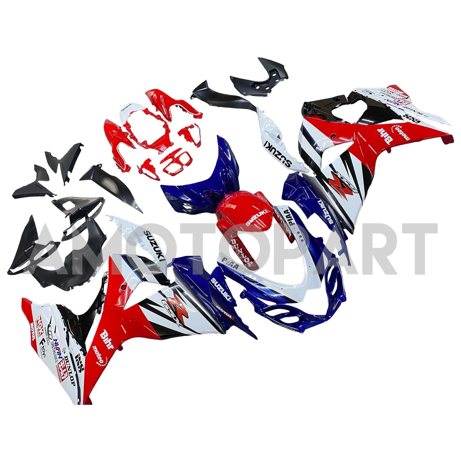 Amotopart 2009-2016 Suzuki GSXR1000 Verkleidungsmulti-Kit