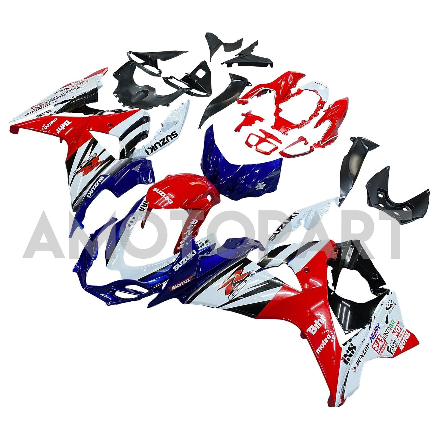 Amotopart 2009-2016 Suzuki GSXR1000 Verkleidungsmulti-Kit