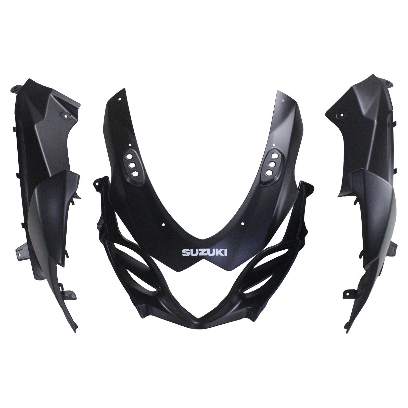 Amotopart 2009-2016 Suzuki GSXR1000 Fairing Matte Black&Red Letter Kit