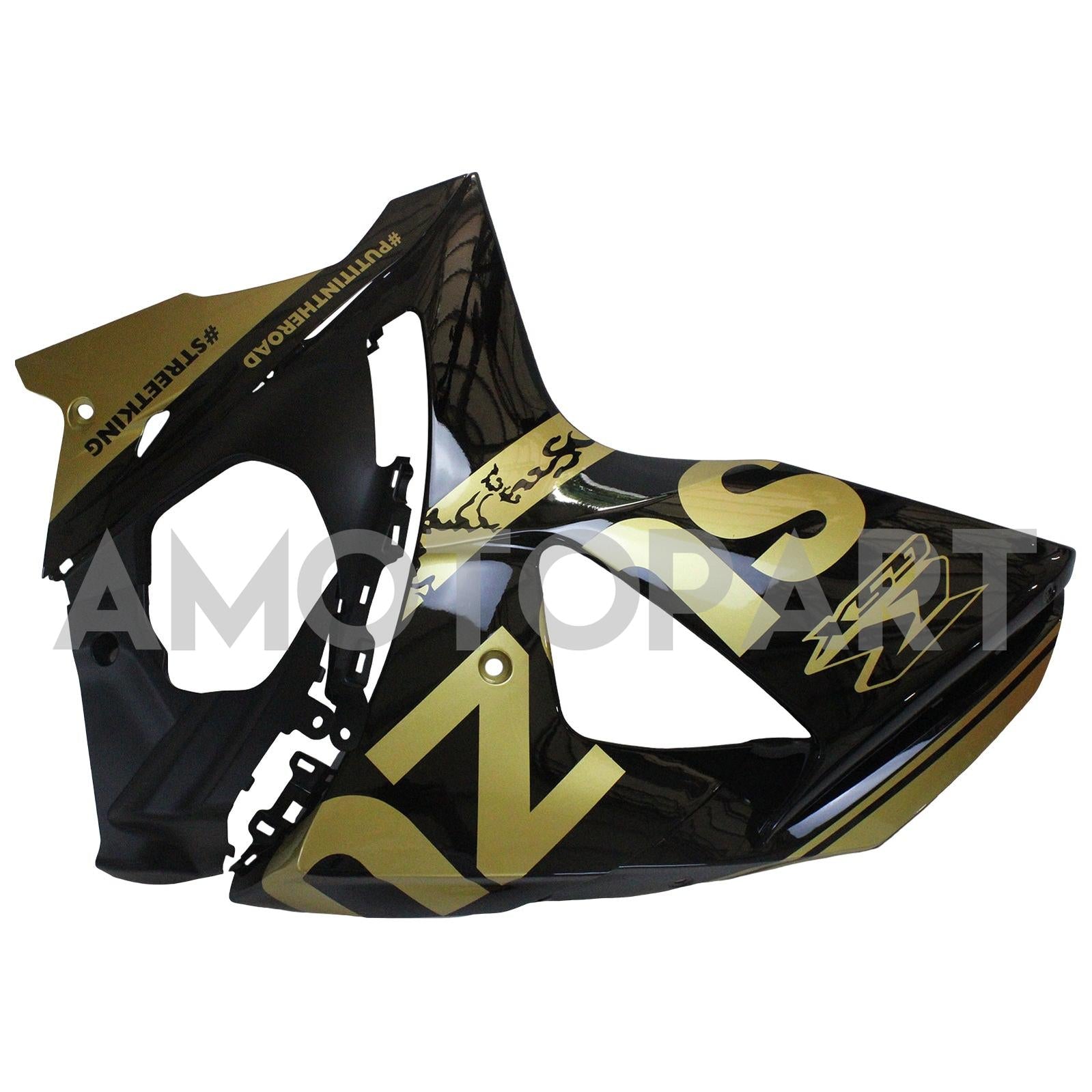 Amotopart 2009-2016 Suzuki GSXR1000 Fairing Black & Gold Kit