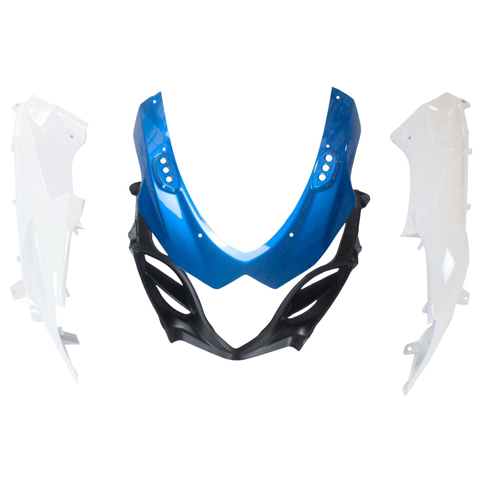 Amotopart 2009-2016 Suzuki GSXR1000 Verkleidung, glänzend blau&Roter Buchstaben-Kit