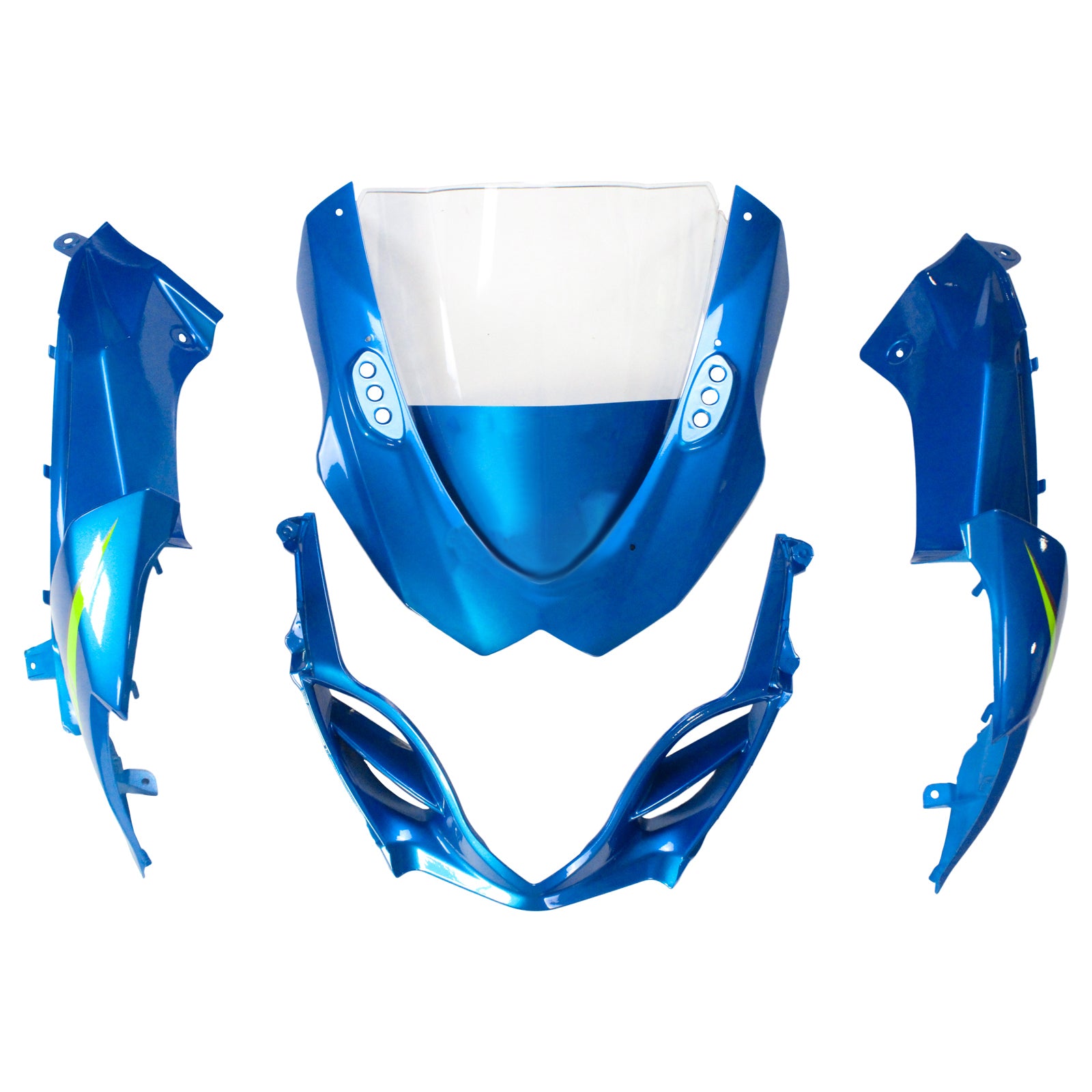 Amotopart 2009-2016 Suzuki GSXR1000 Fairring Blue 29 Kit