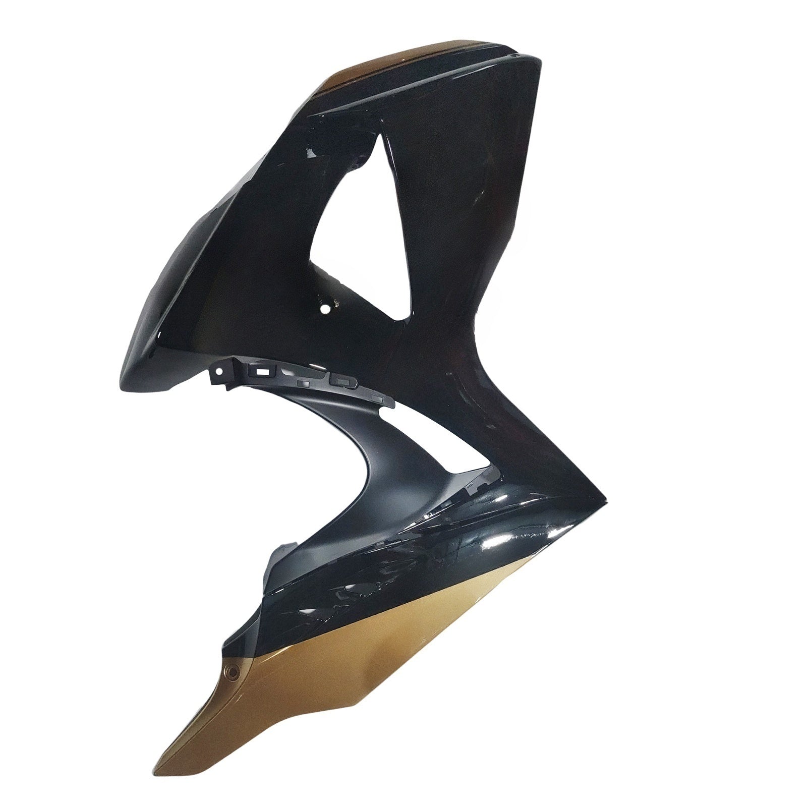 Amotopart 2009-2016 K9 GSXR1000 Suzuki Black with Gold Accents Fairing Kit