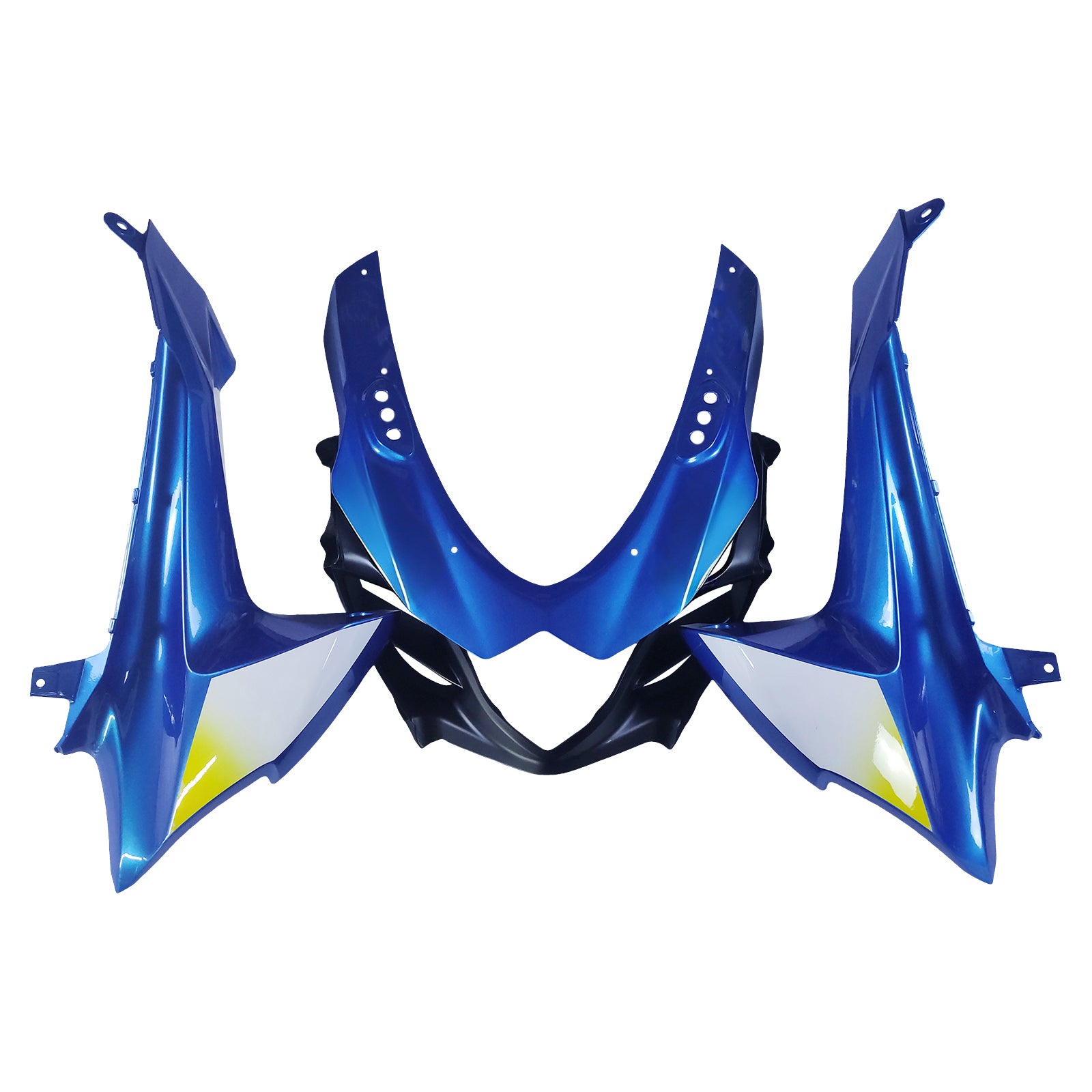 Amotopart 2009-2016 K9 GSXR1000 Suzuki Blue&Yellow Style1 Fairing Kit