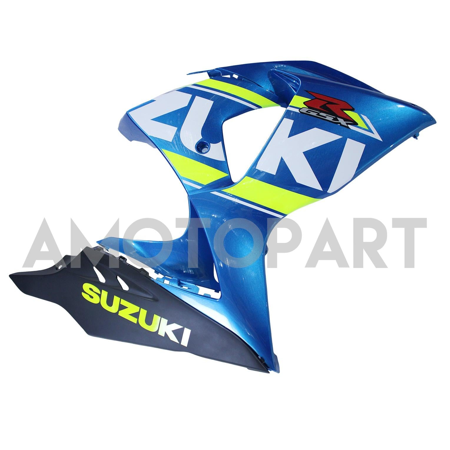 Amotopart 2009-2016 K9 GSXR1000 Suzuki Blue&Yellow Style2 Fairing Kit