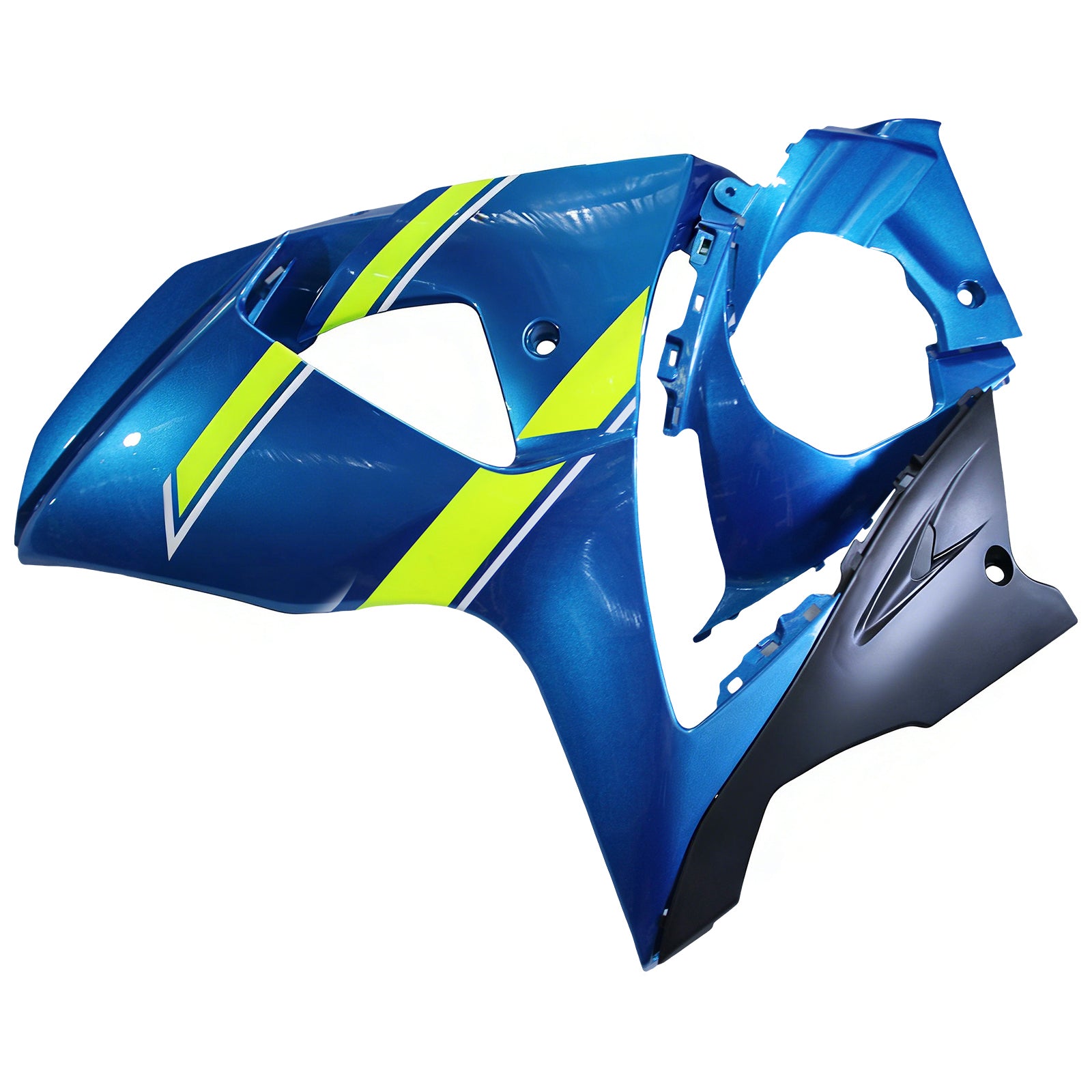 Amotopart 2009-2016 K9 GSXR1000 Suzuki Blue&Yellow Green Style2 Fairing Kit