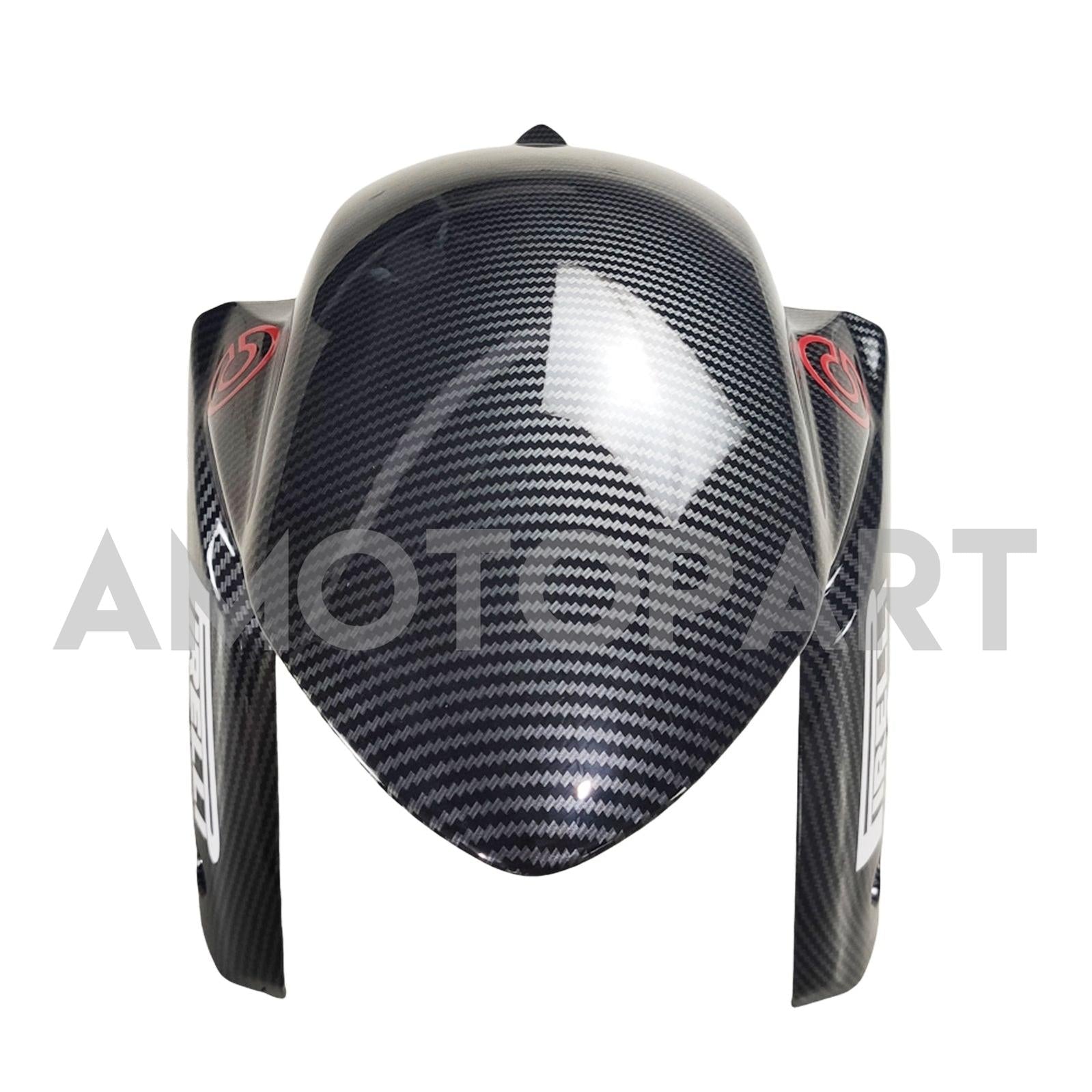 Amotopart 2009-2016 K9 GSXR1000 Suzuki Carbon Fiber with Red Accents Fairing Kit