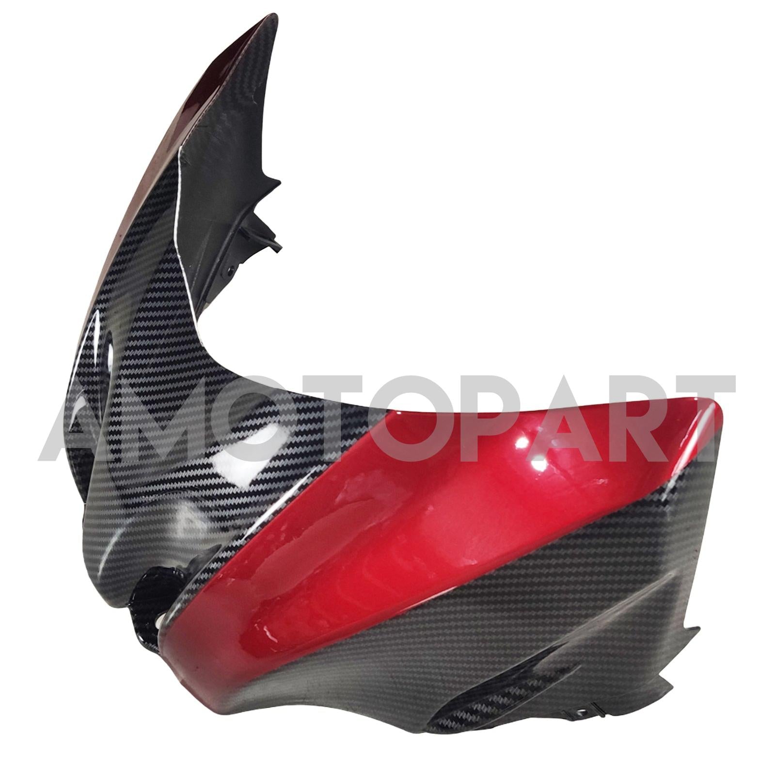 Amotopart 2009-2016 K9 GSXR1000 Suzuki Carbon Fiber with Red Accents Fairing Kit